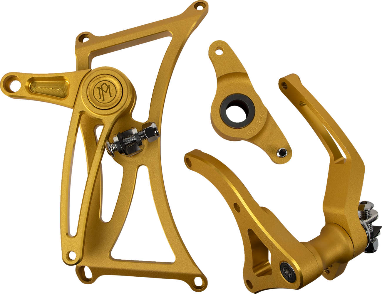 PERFORMANCE MACHINE (PM) Mid Controls Touring rearset - 00351180MSMG image 2 of 5