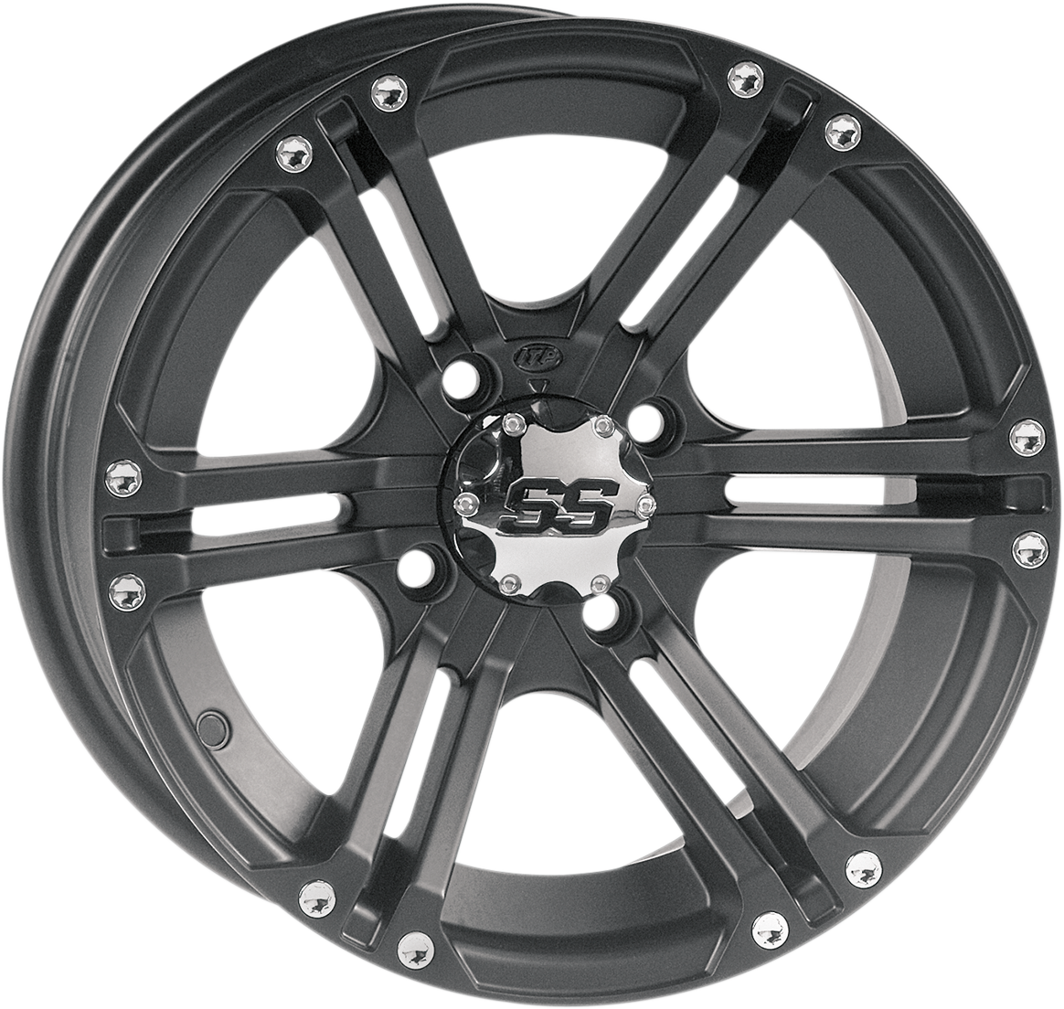 ITP - 1228364536B - Wheel - Ss212 - Front/Rear - Black - 12X7 - 4/110 - 5+2 image 3 of 4