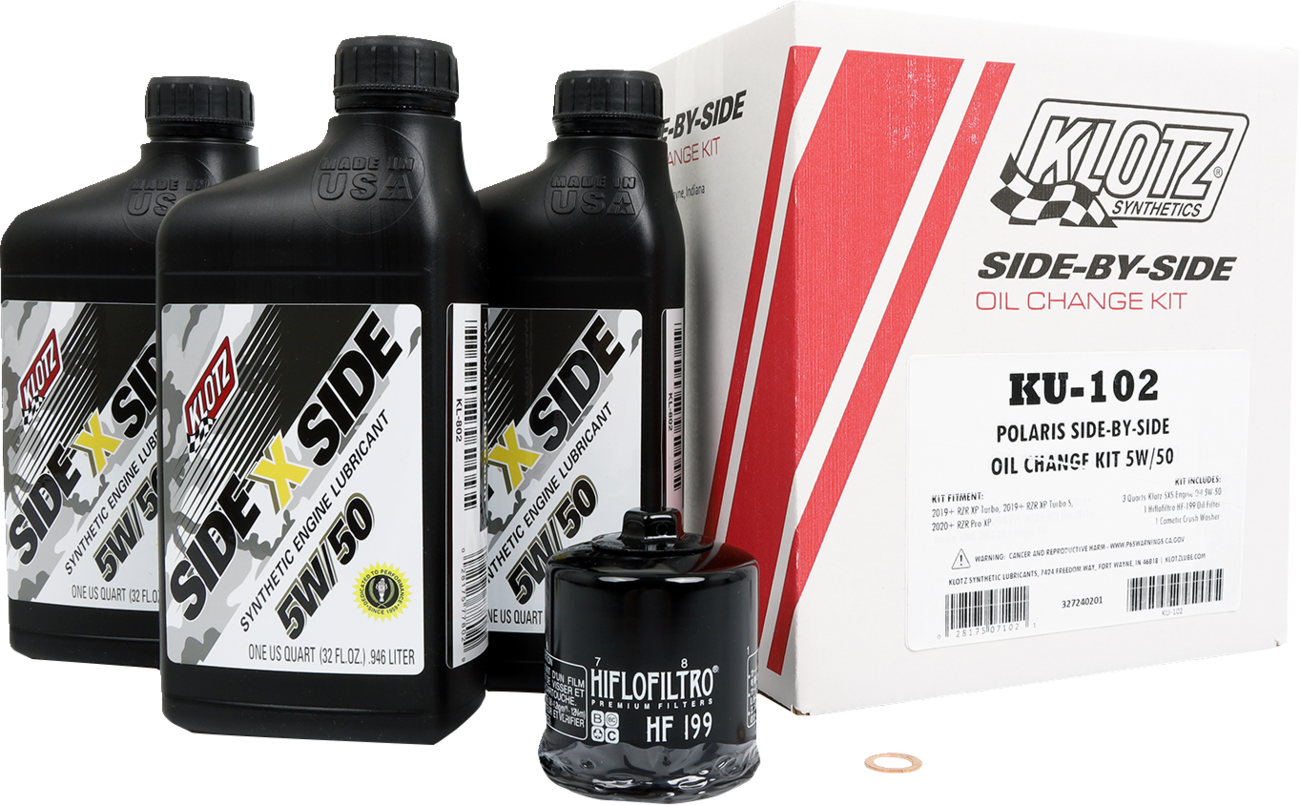 KLOTZ OIL Polaris SxS 5W/50 four stroke engine oil - 'KU102 image 3 of 3