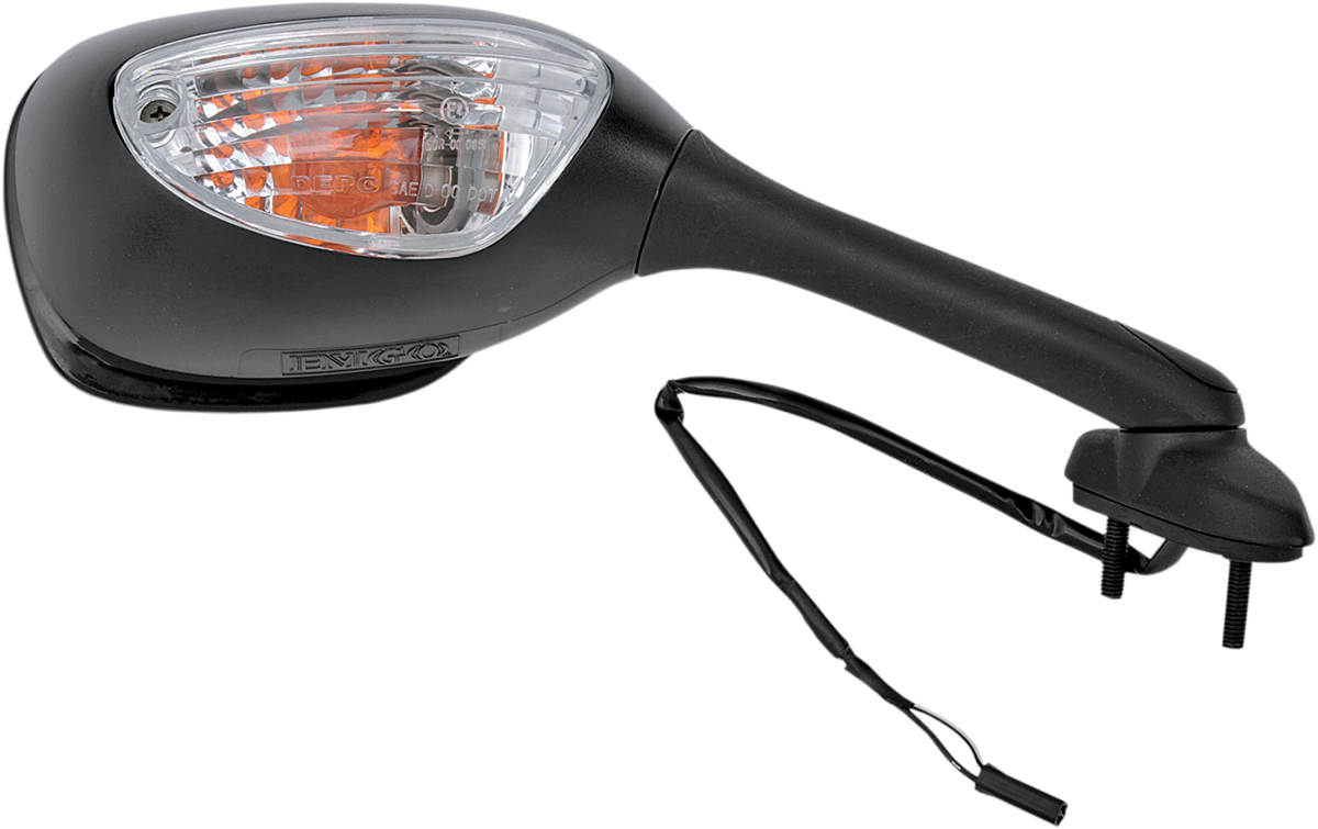EMGO - 2069791 - Mirror - Side View - Cat Eye - Black - Right image 2 of 3