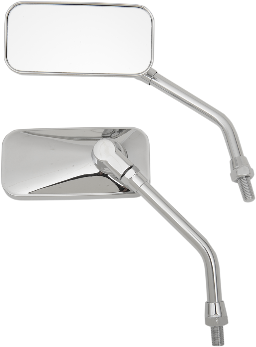 EMGO - 2042470 - Mirrors - El Chico - Side View - Rectangle - Chrome - M10x1.25 - Pair image 2 of 4
