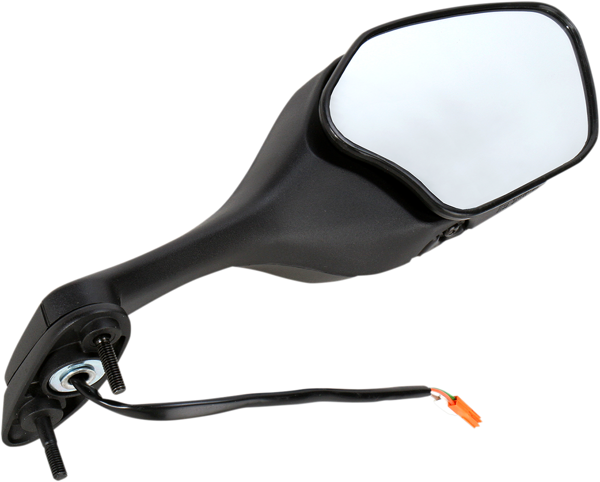 EMGO - 2035261 - Mirror - Side View W/Integrated Lighting - Polygon - Black - Right image 2 of 5
