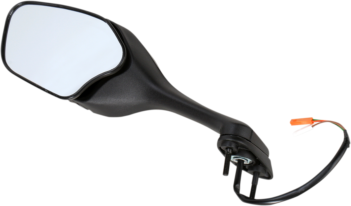 EMGO - 2035262 - Mirror - Side View W/Integrated Lighting - Polygon - Black - Left image 2 of 5