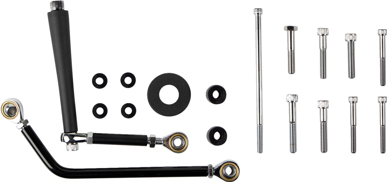 PERFORMANCE MACHINE (PM) Mid Controls Rearset - 00351180MSMB image 4 of 5