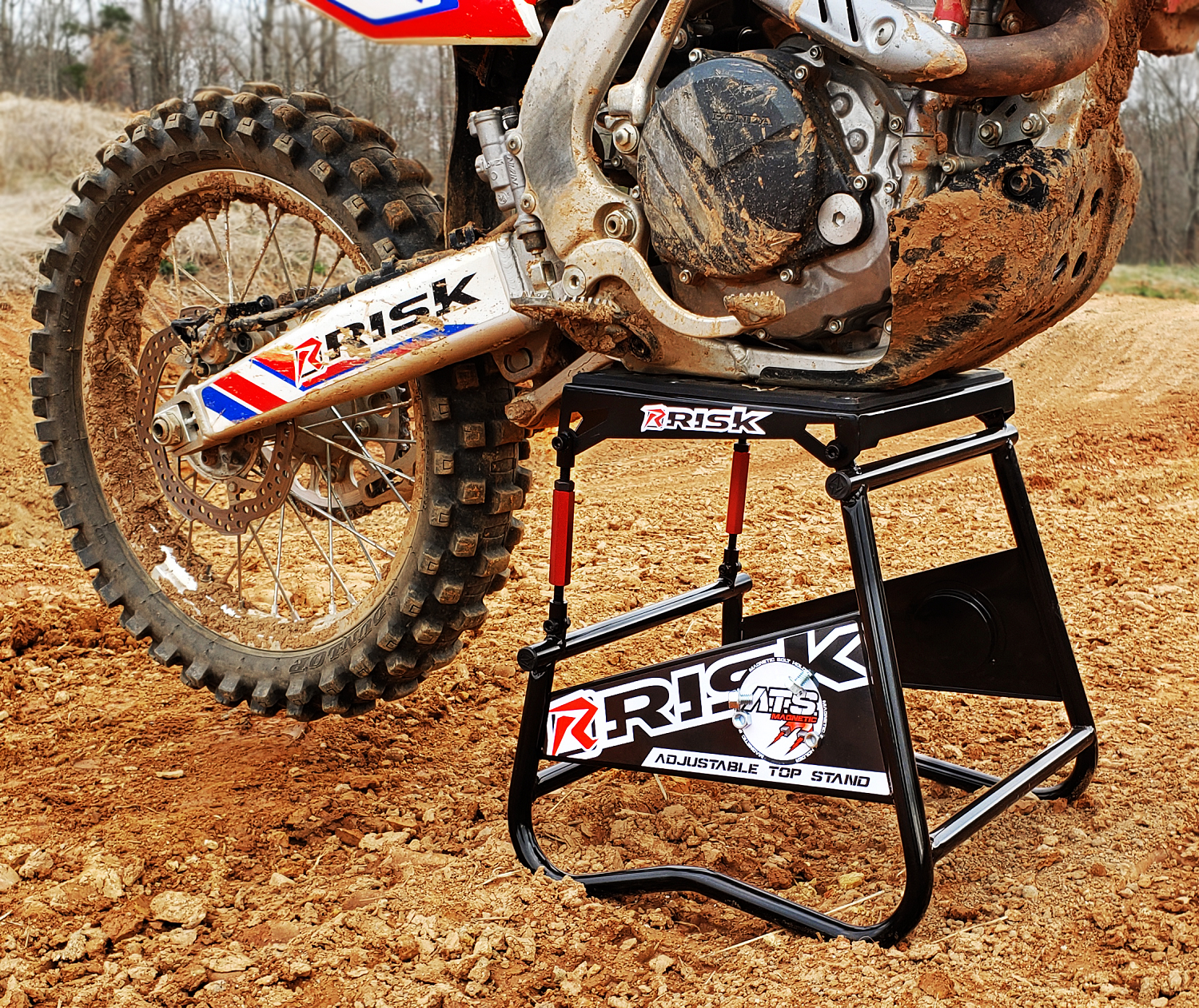 RISK RACING - 00381 - A.t.s. Adjustable Top Moto Stand - Magnetic image 3 of 8