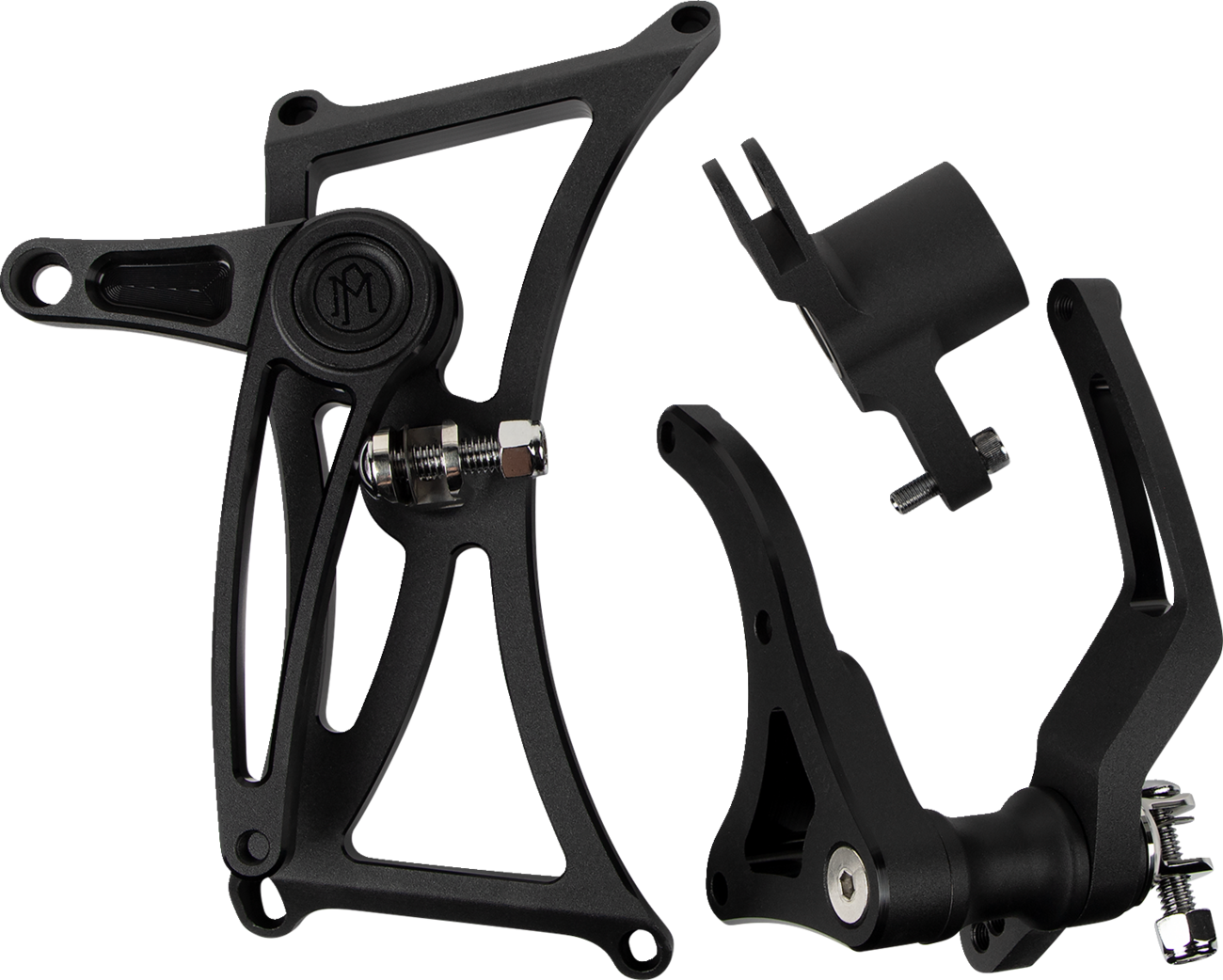 PERFORMANCE MACHINE (PM) Mid Controls Rearset - 00351180MSMB image 2 of 5
