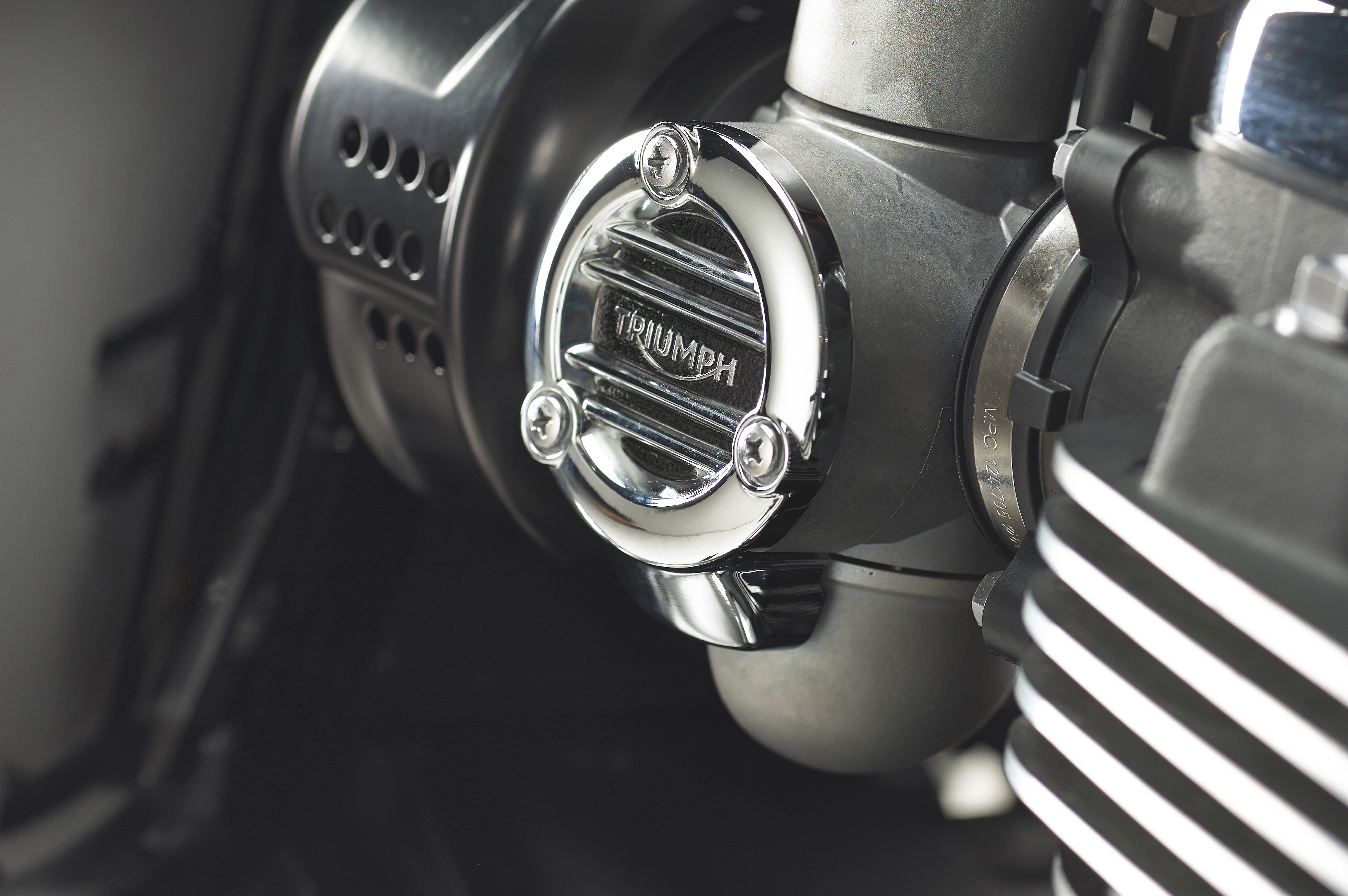 Chrome TPS Cover - Ribbed (A9610243) | Hermy's Triumph eStore