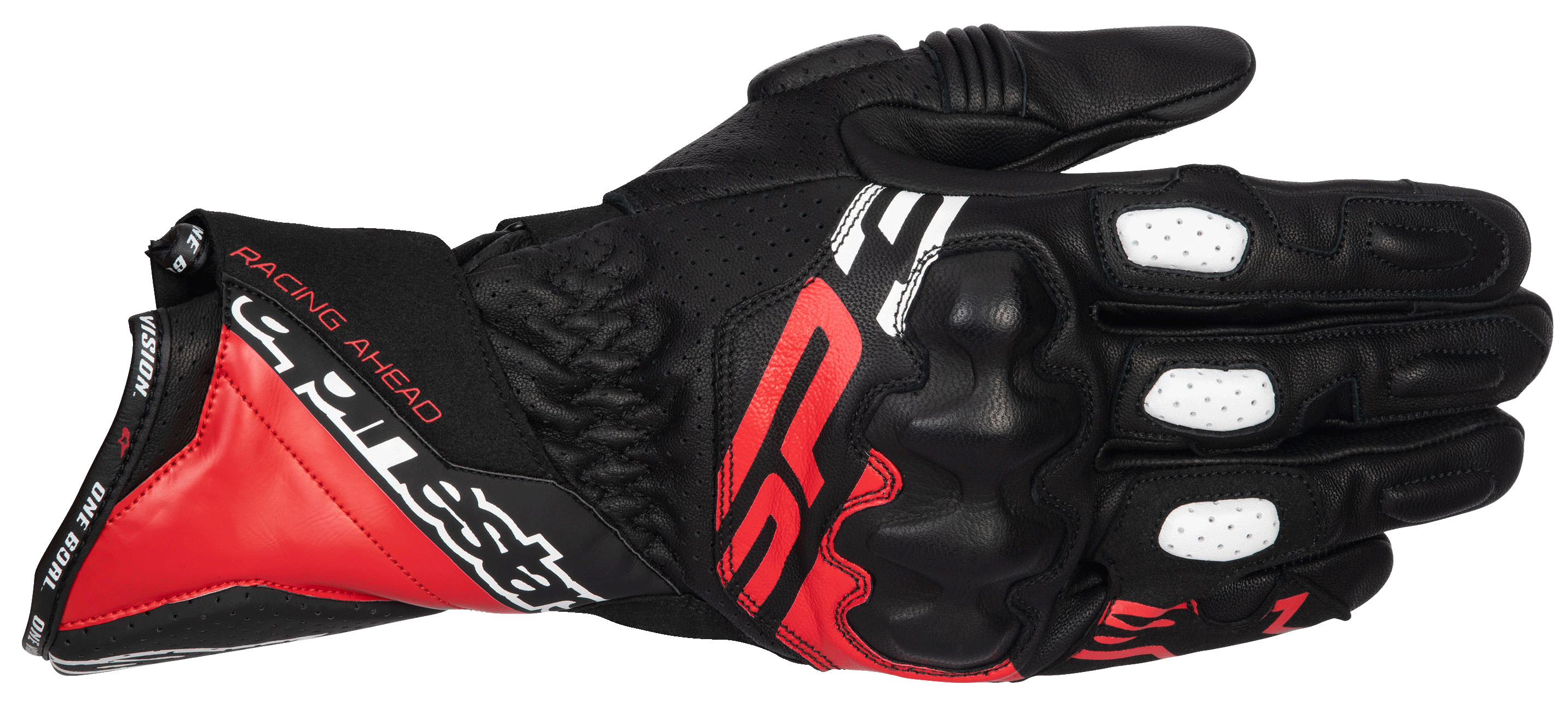Alpinestars SP-3 Gloves Men's Street Sport Black/Red/White 2XL 4217-0519-08