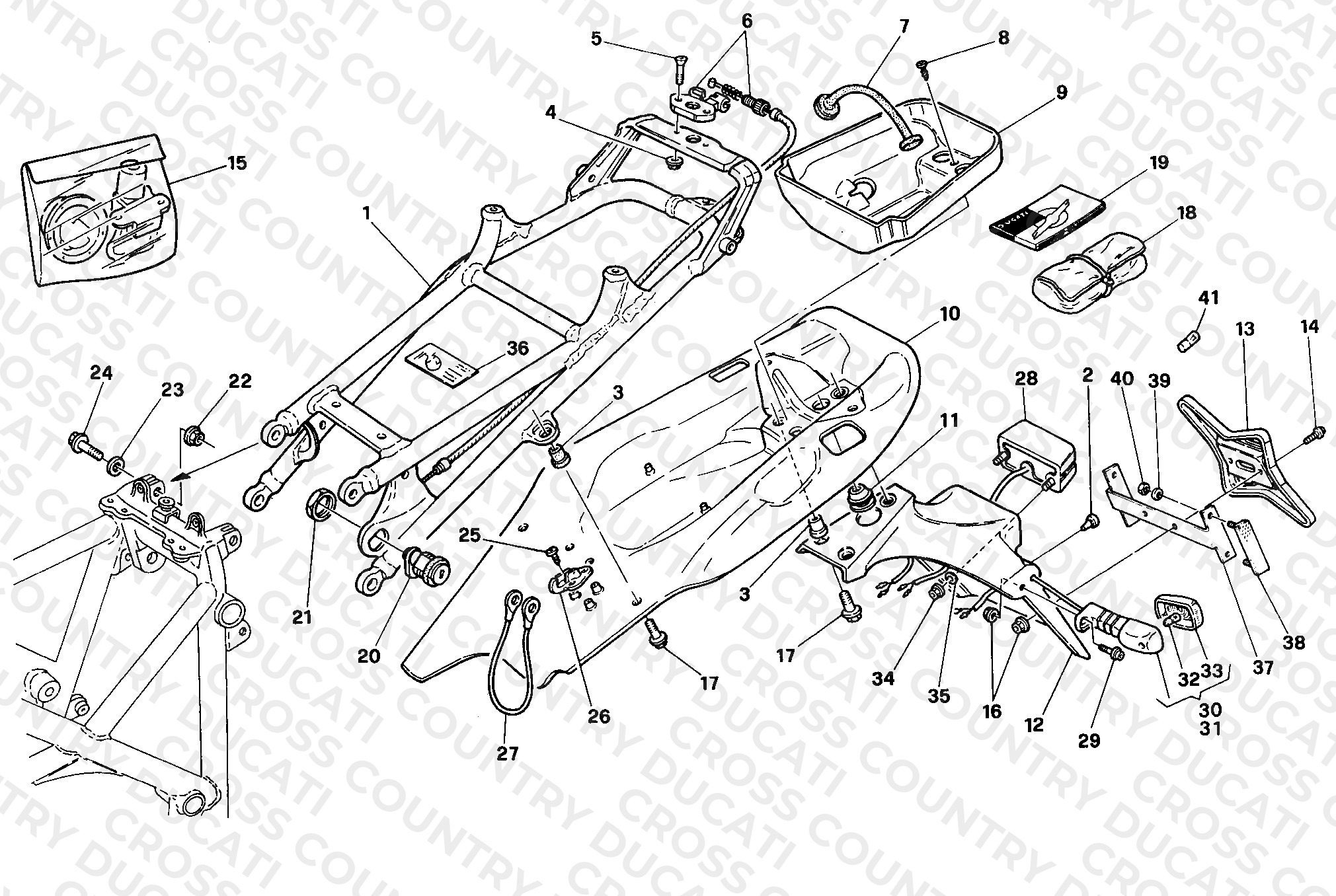 Rear Frame Fm >003096