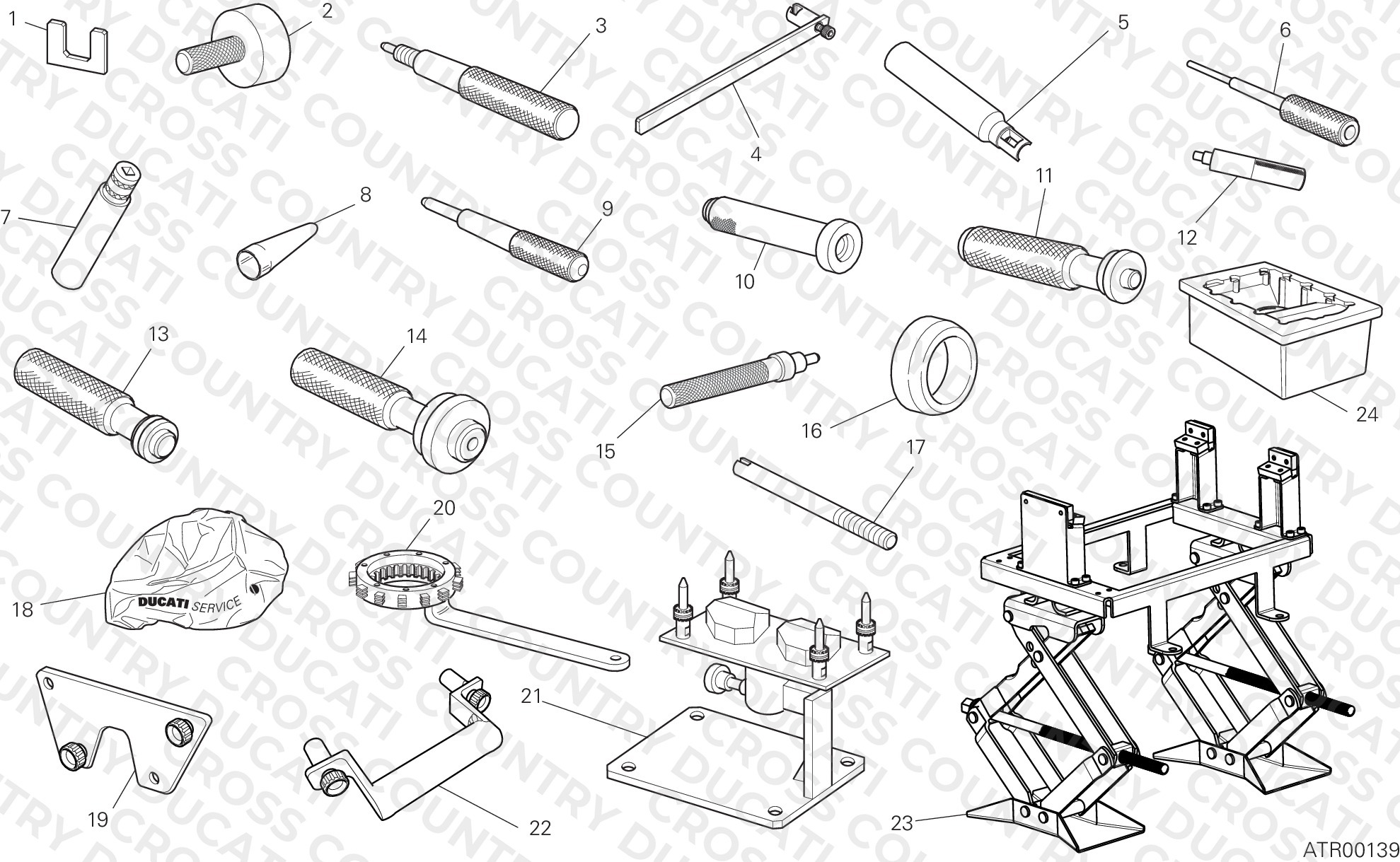 Workshop Service Tools, Engine Ii