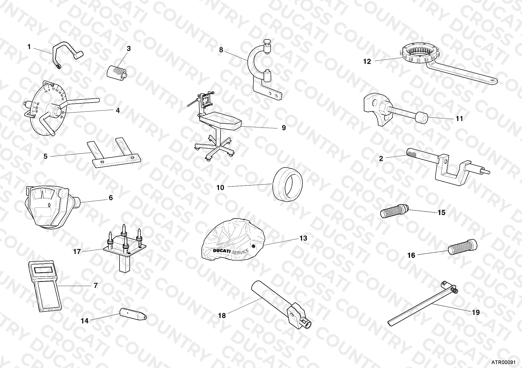 Workshop Service Tools, Engine
