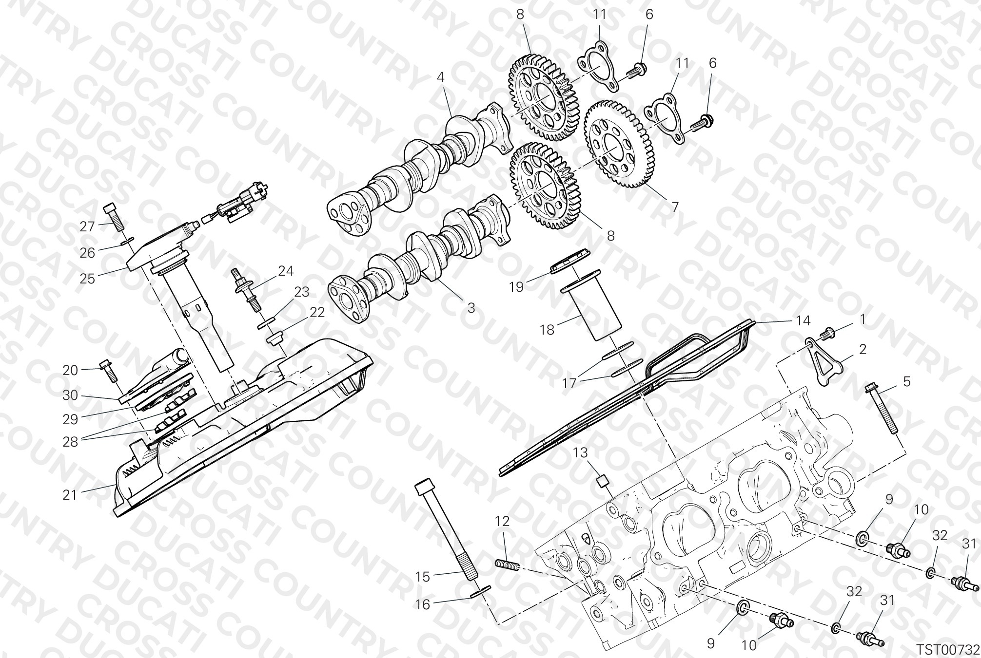 Rear Head - Timing System