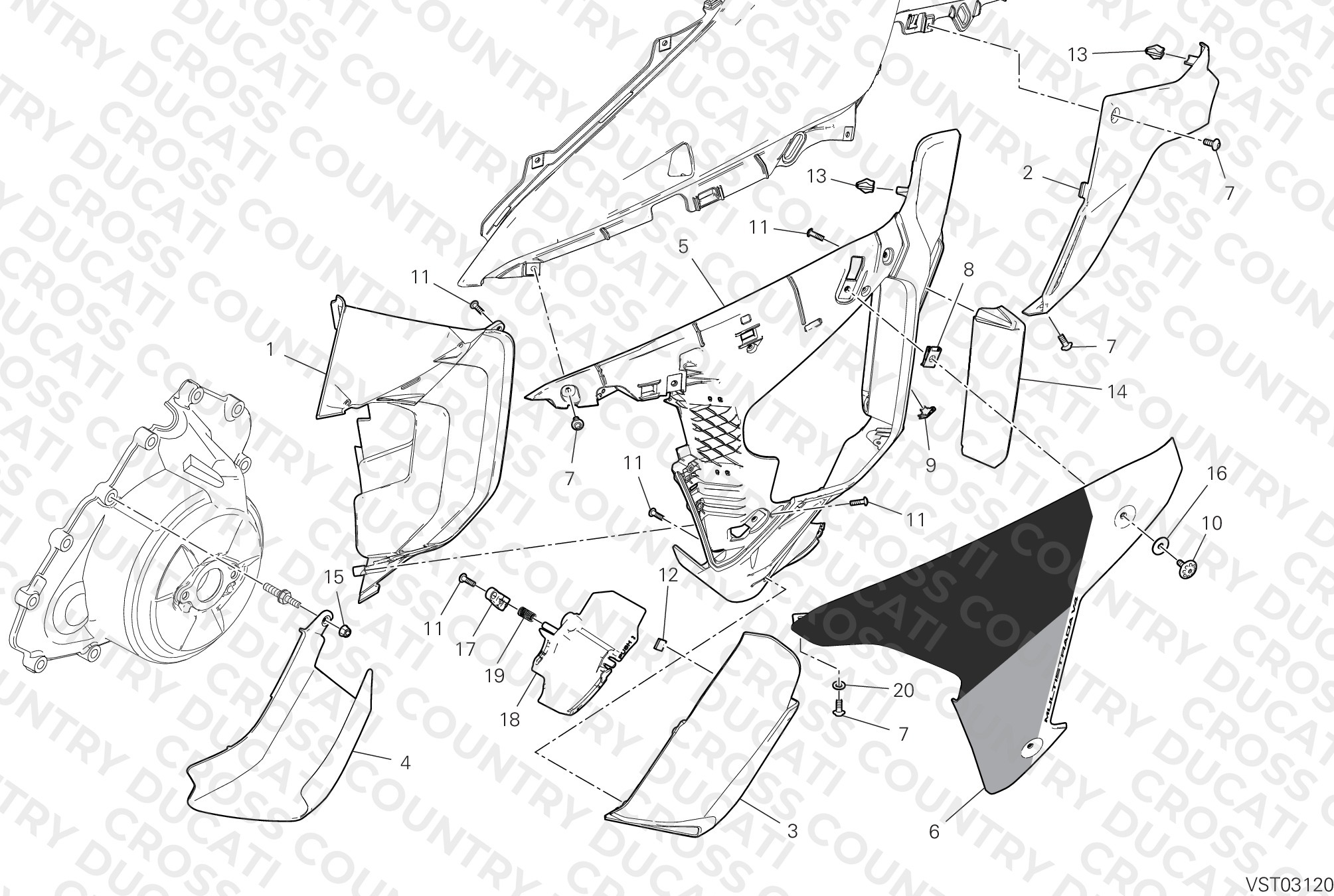 Cover , Frame Lh