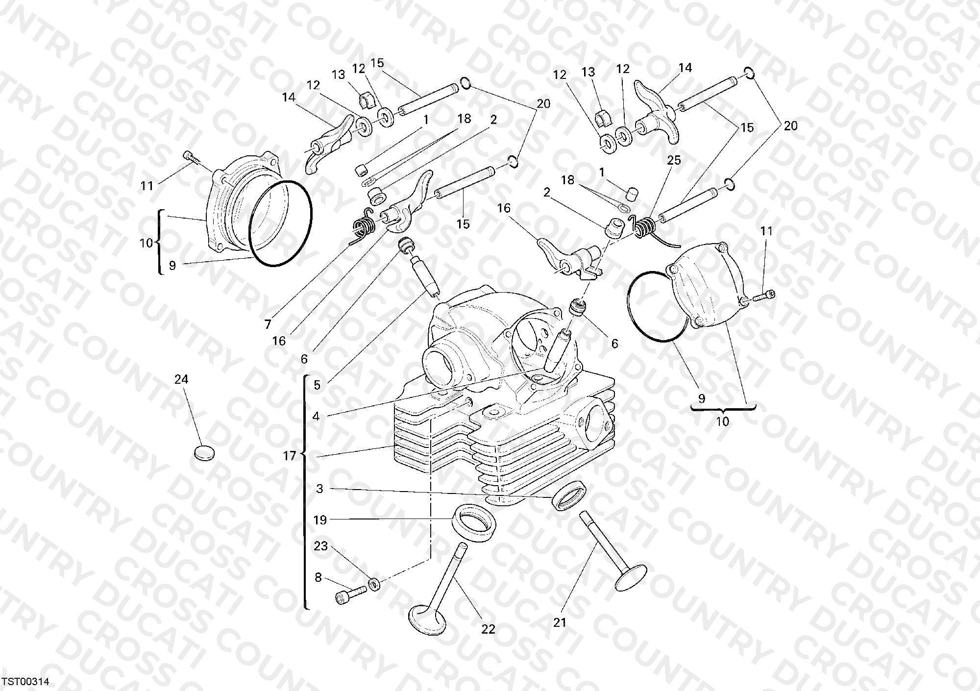 Vertical Cylinder Head