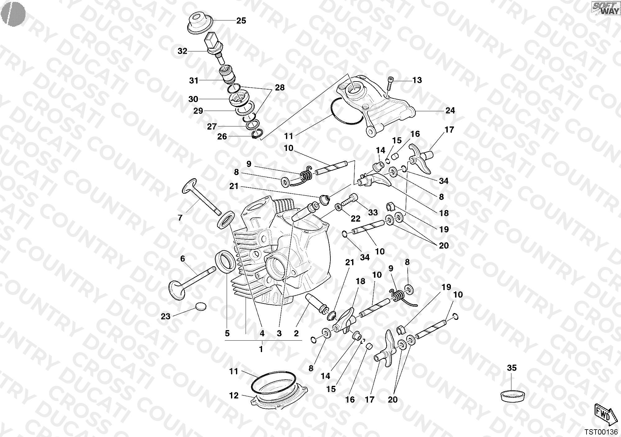 Horizontal Cylinder Head