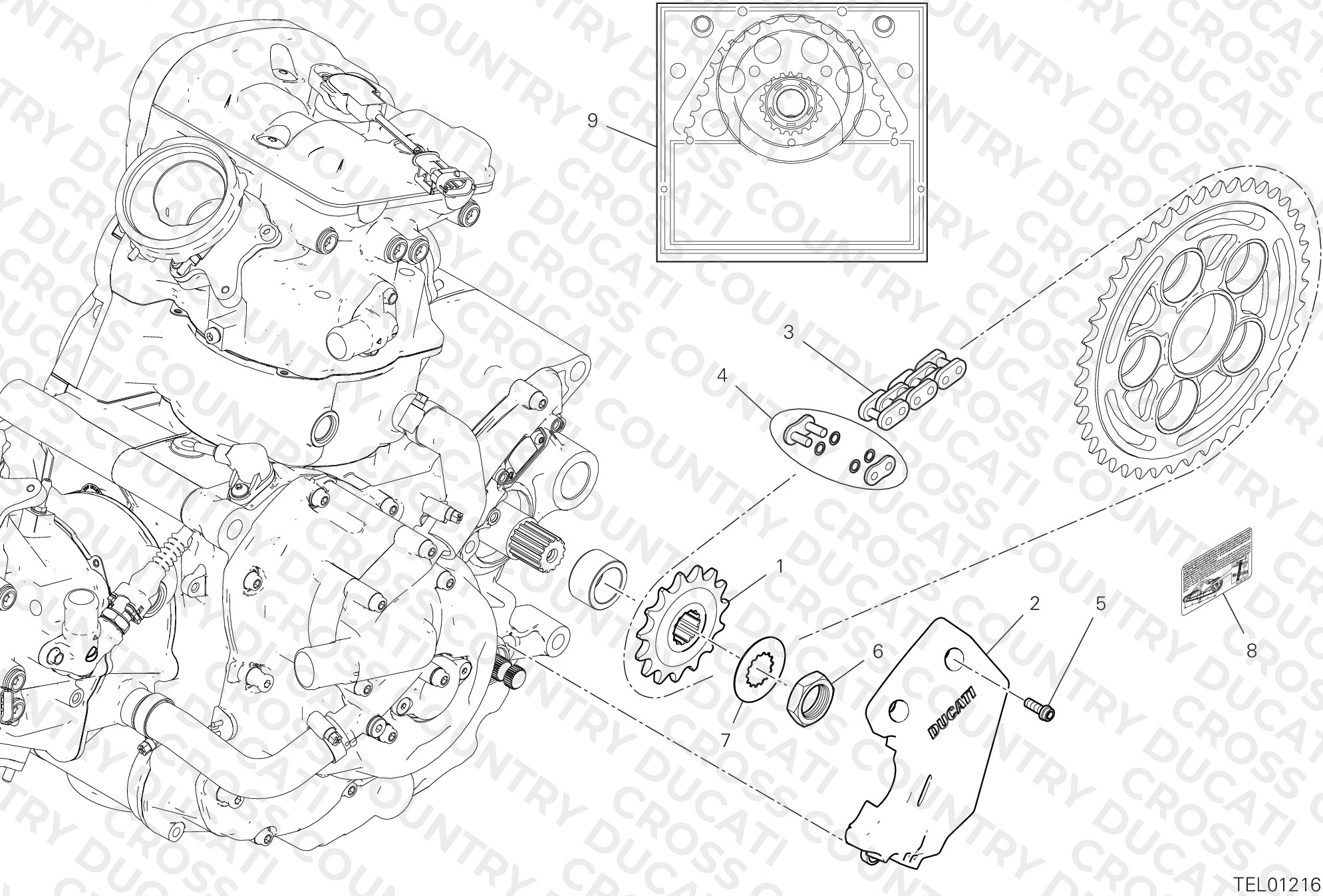 Front Sprocket - Chain