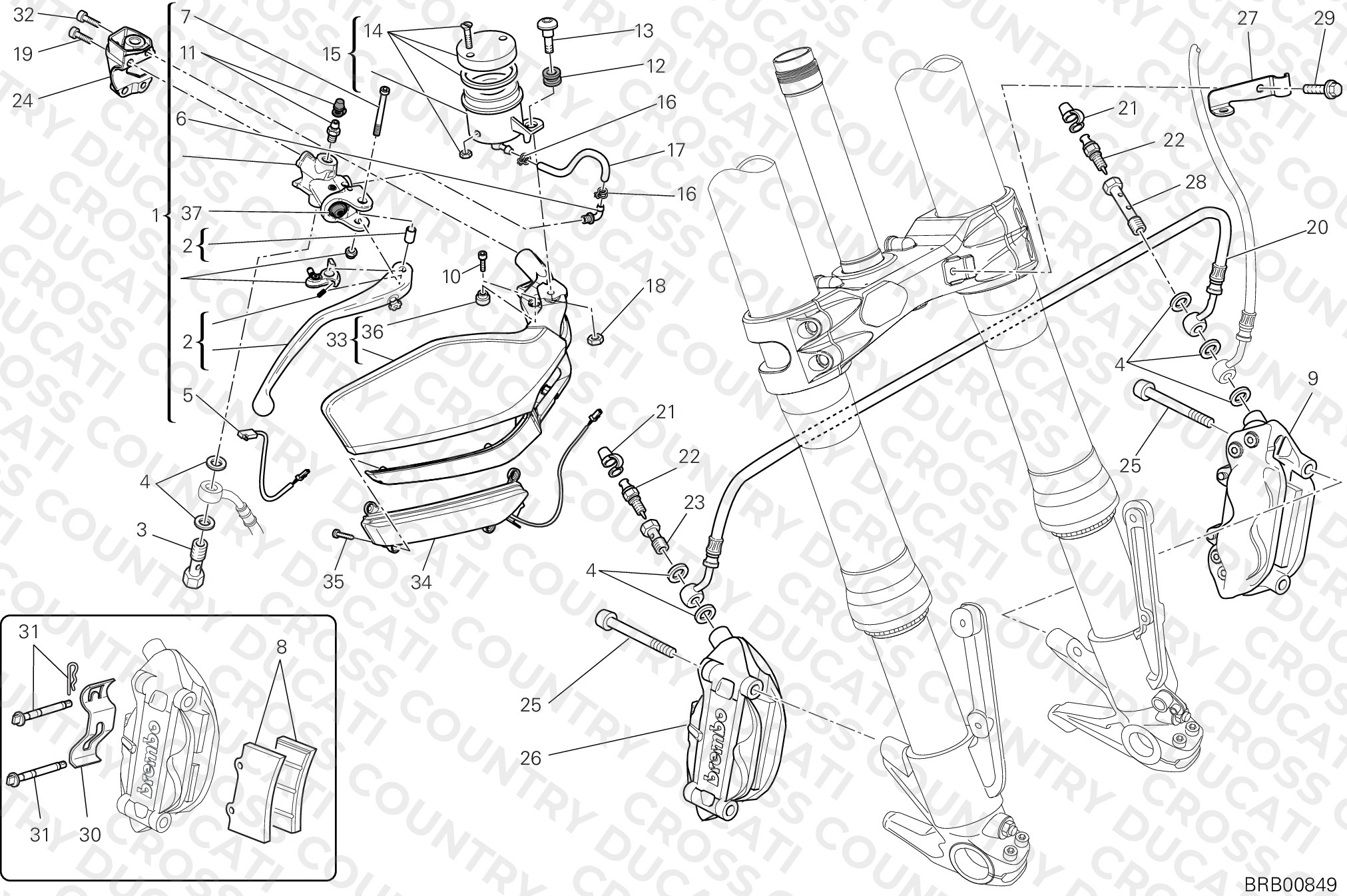 Front Brake System