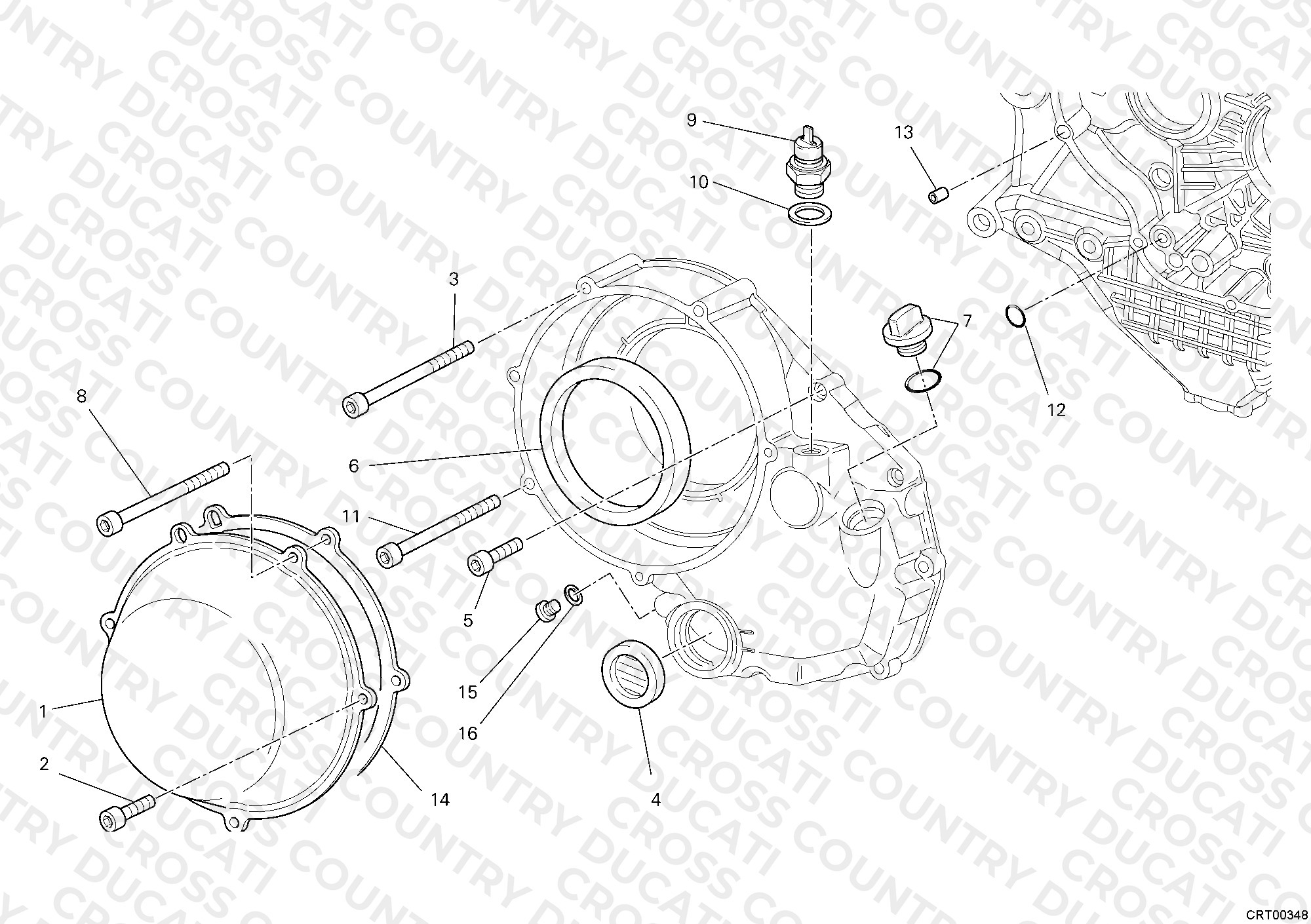 Clutch Cover, Outer