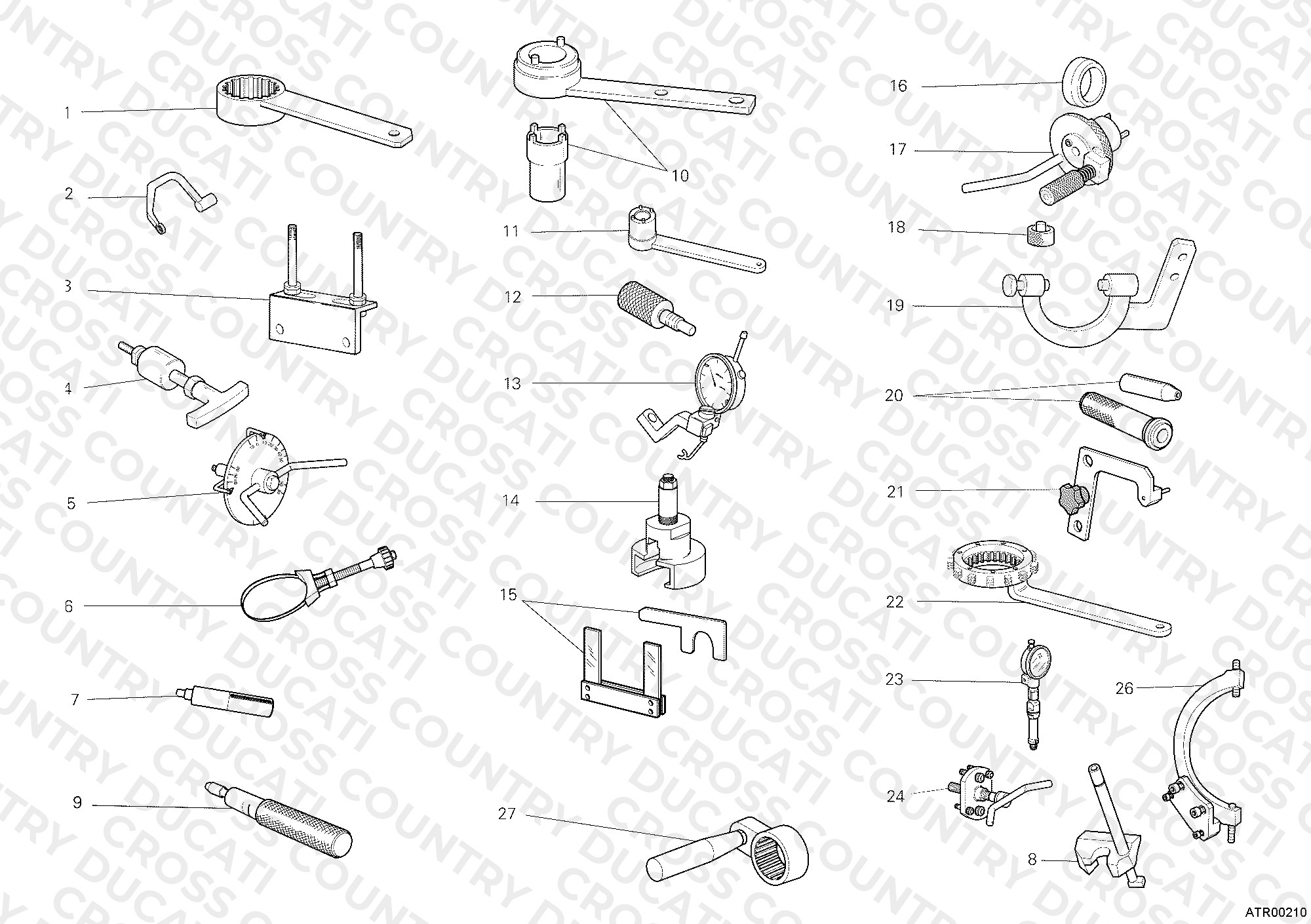 Workshop Service Tools, Engine
