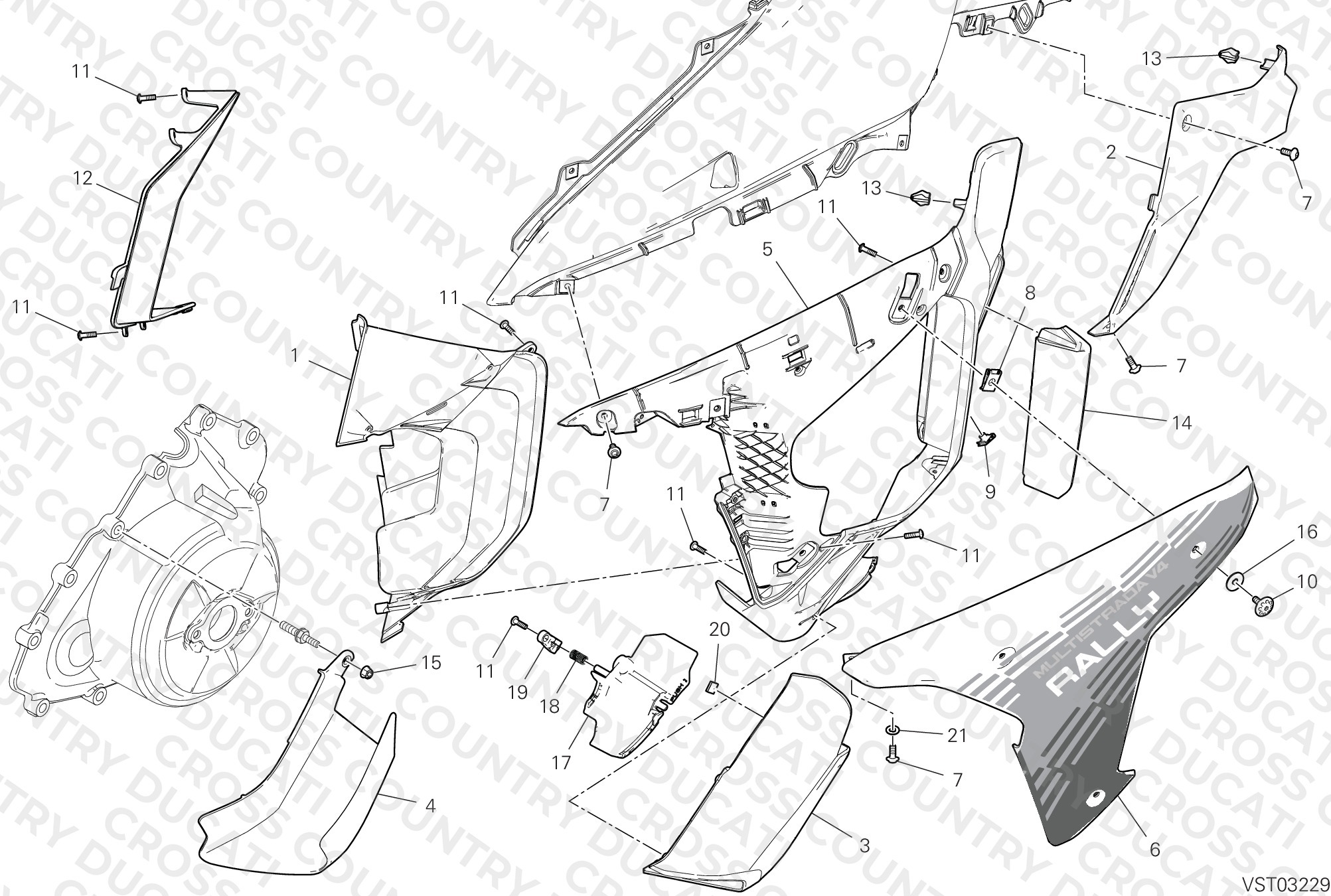 Cover , Frame Lh