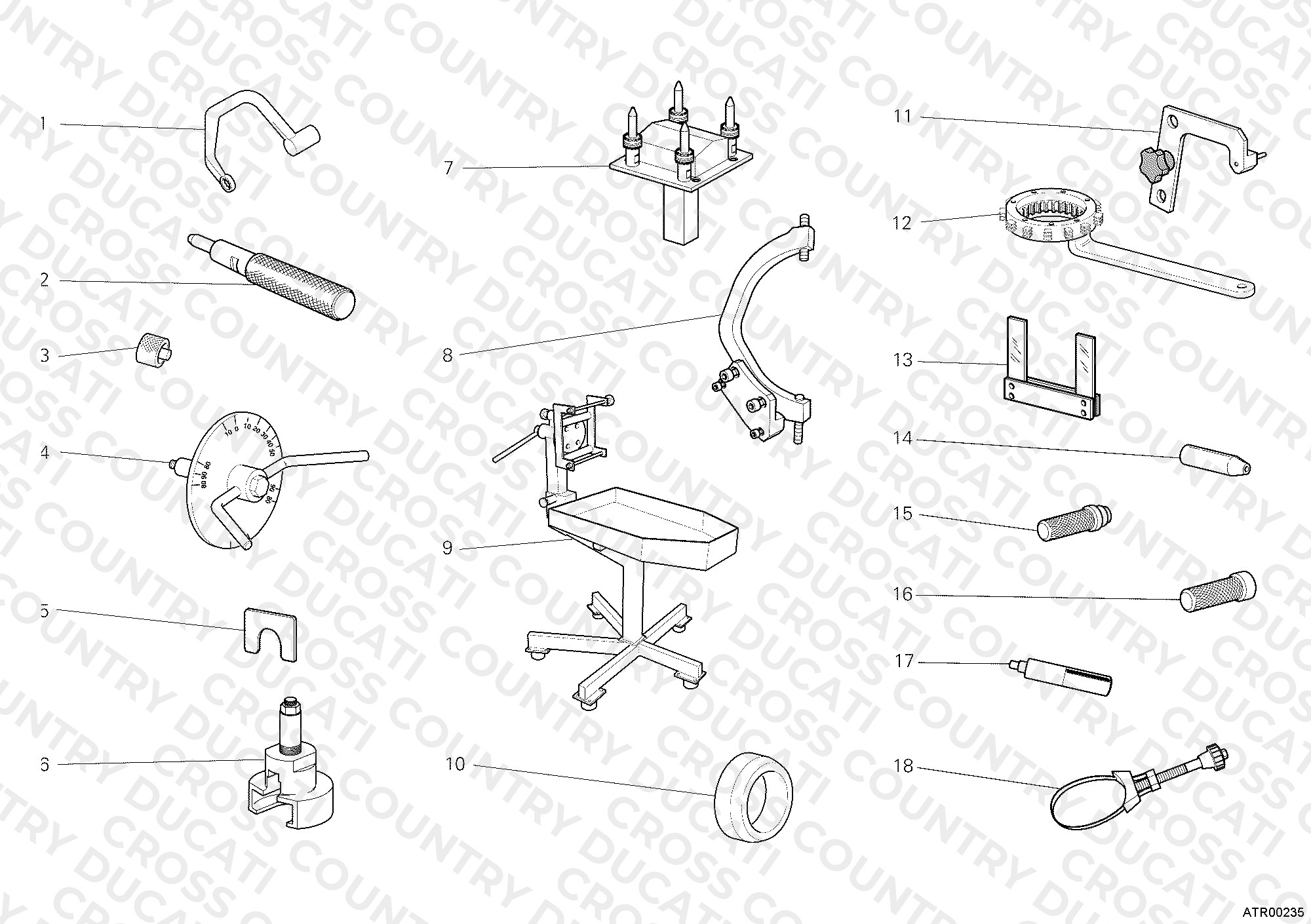 Workshop Service Tools, Engine I