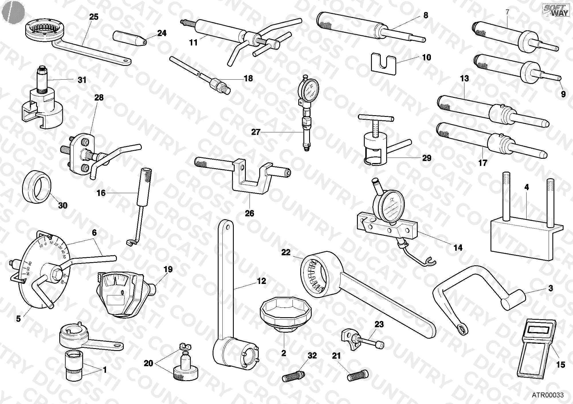Workshop Service Tools, Engine