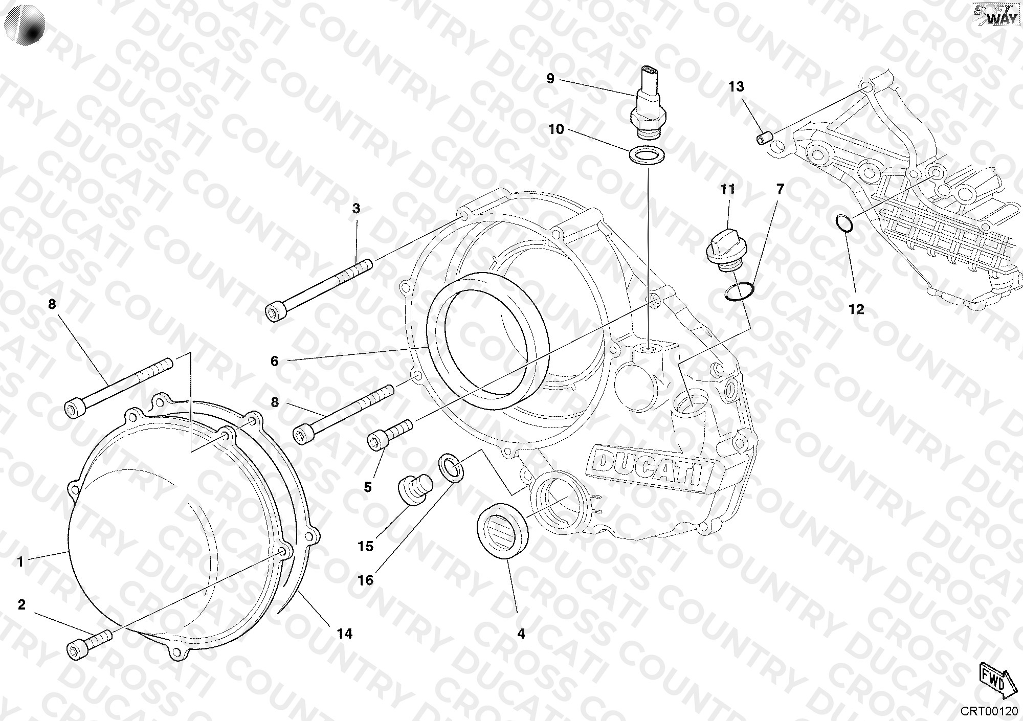Clutch Cover, Outer