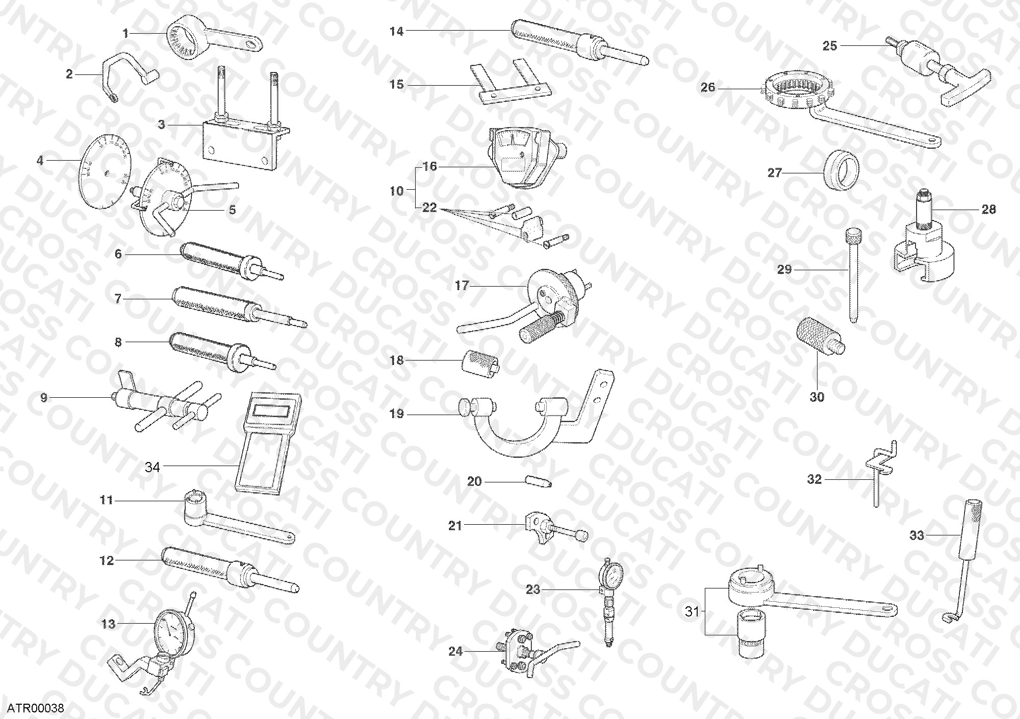 Workshop Service Tools, Engine