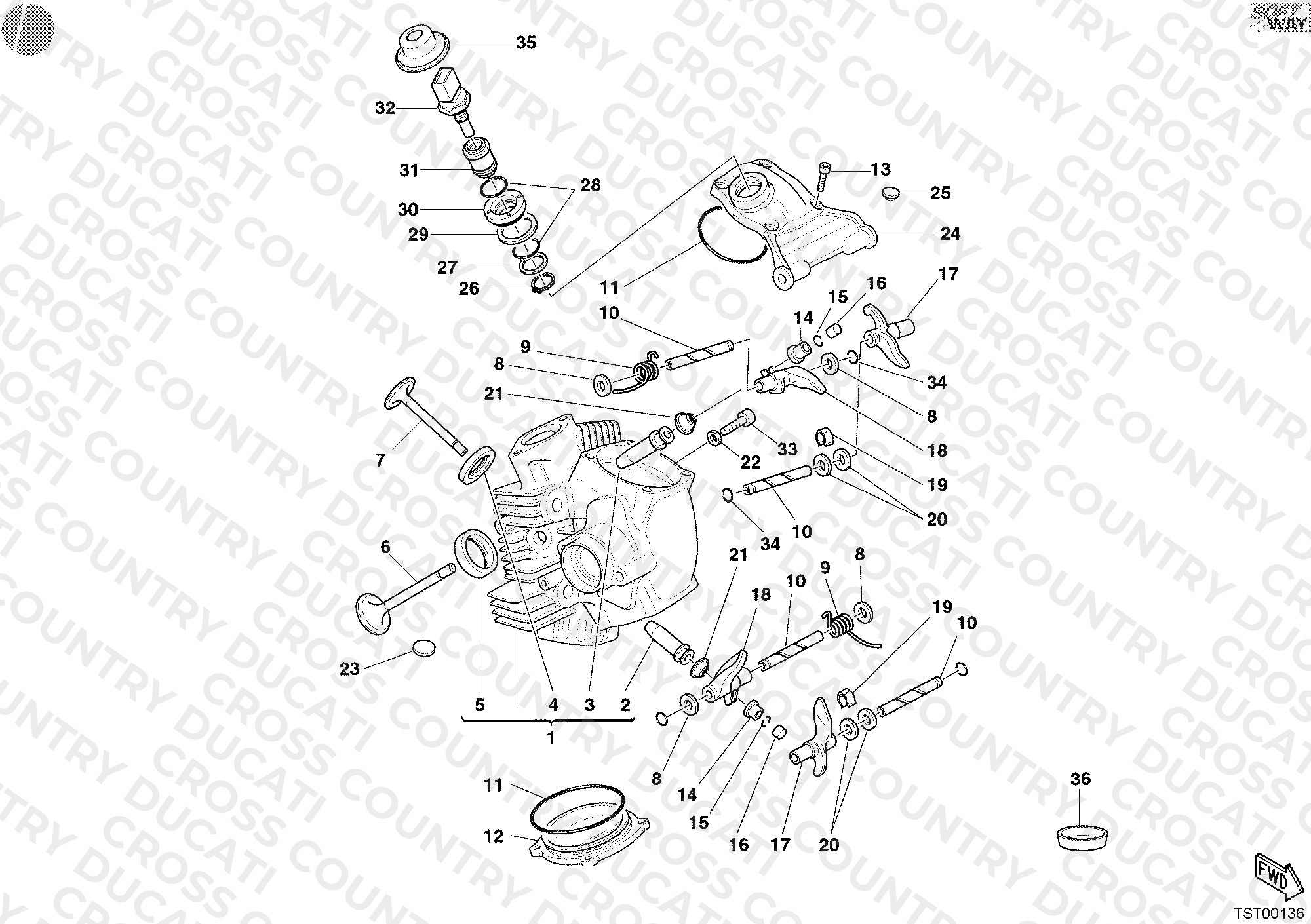 Horizontal Cylinder Head