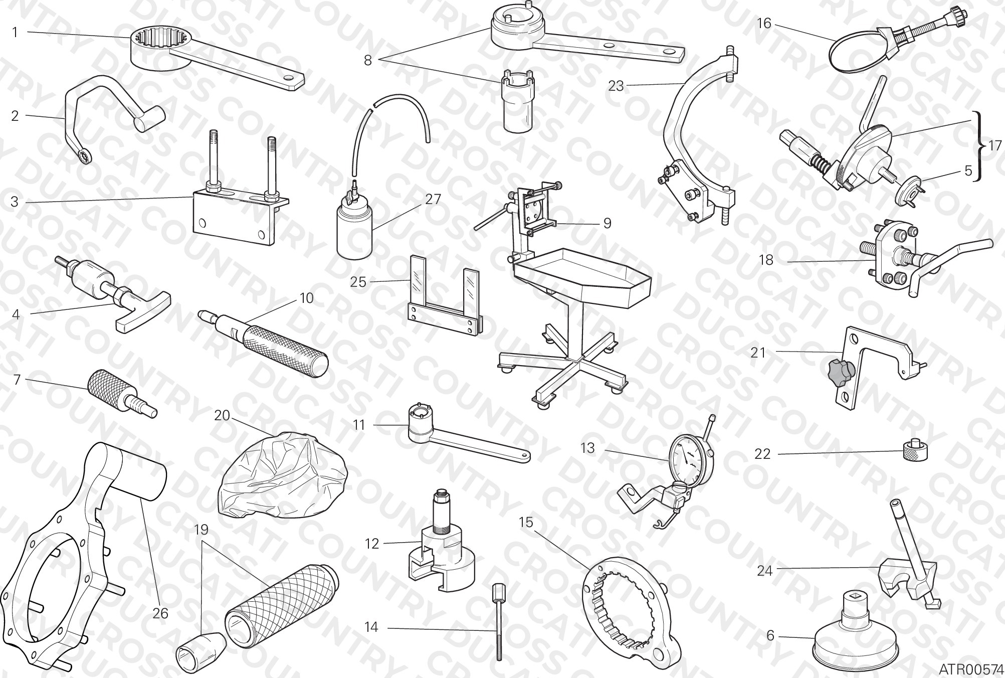 Workshop Service Tools, Engine