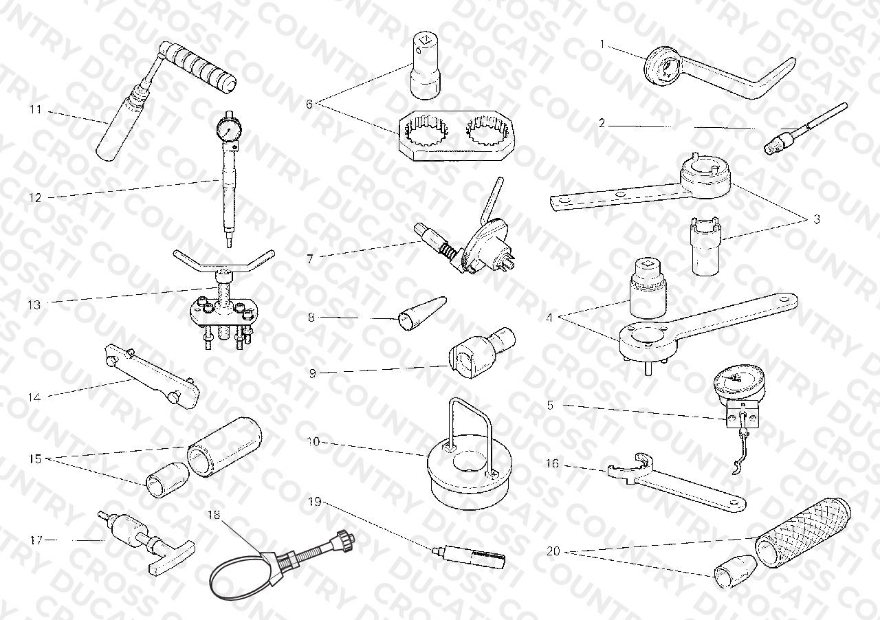 Workshop Service Tools, Engine Ii