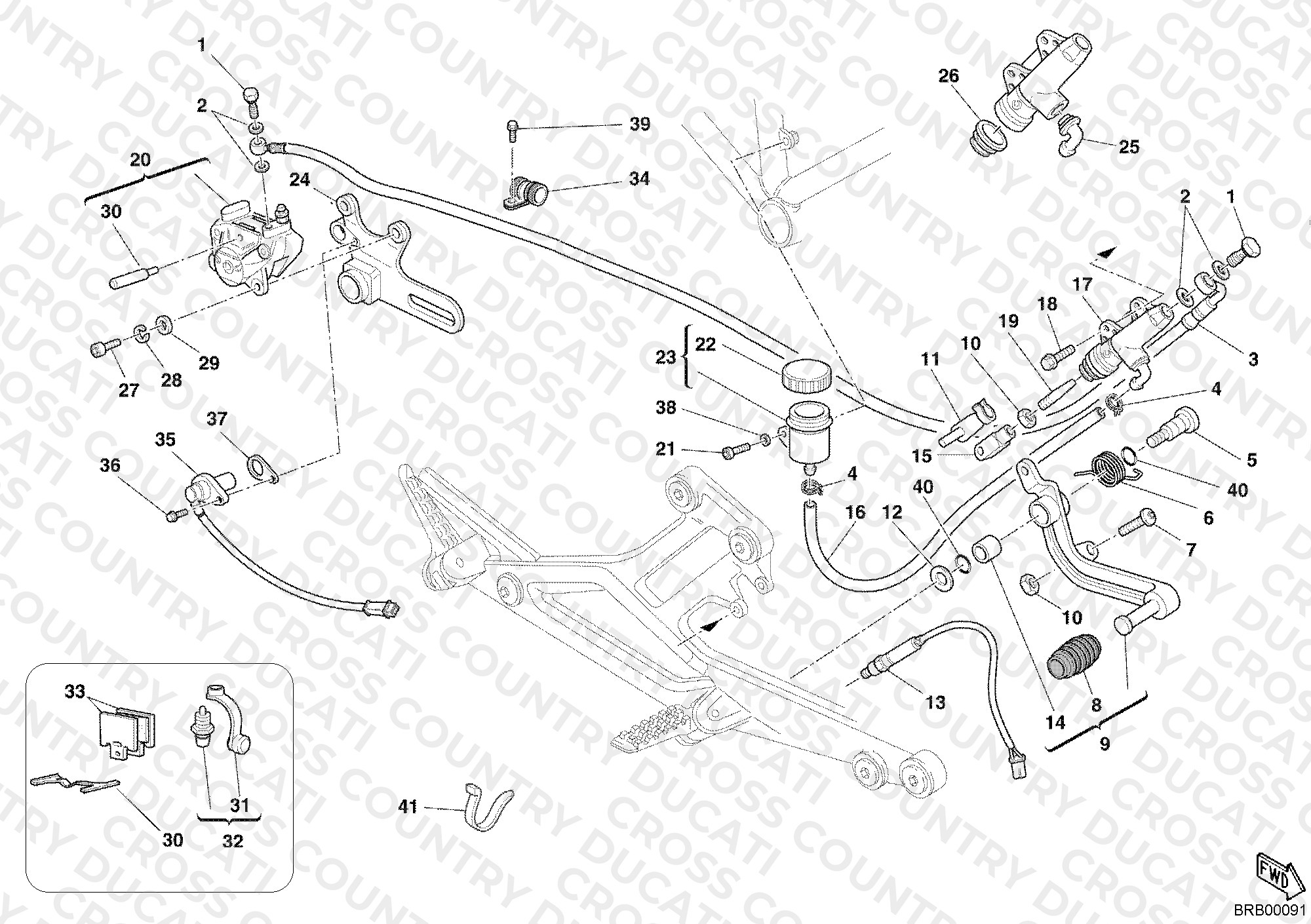 Rear Brake System