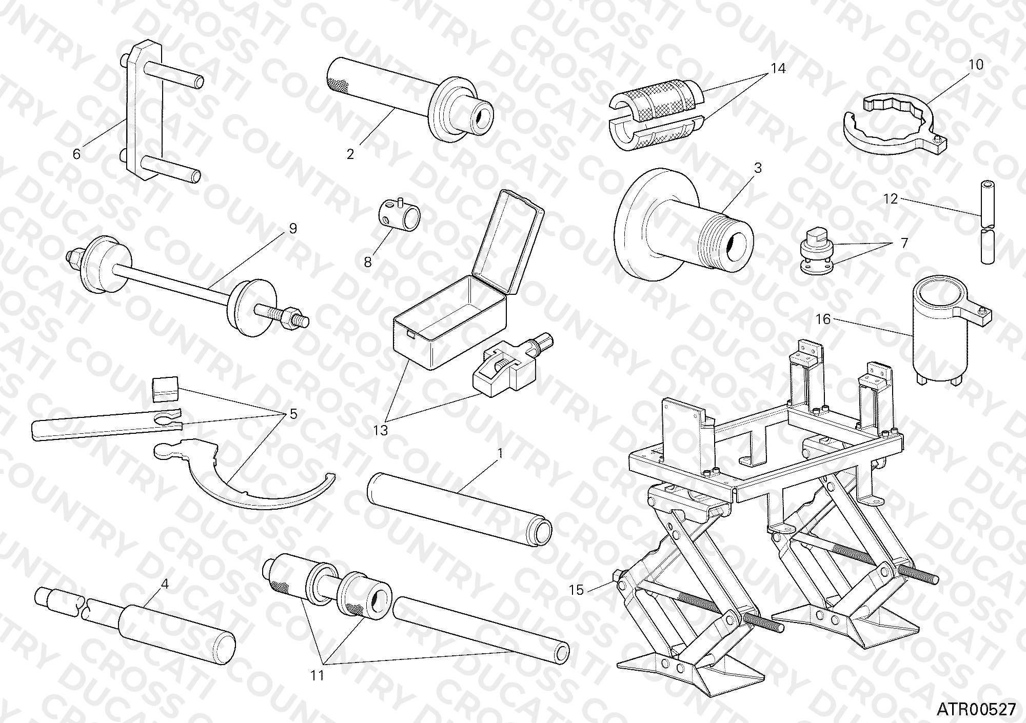 Workshop Service Tools, Frame