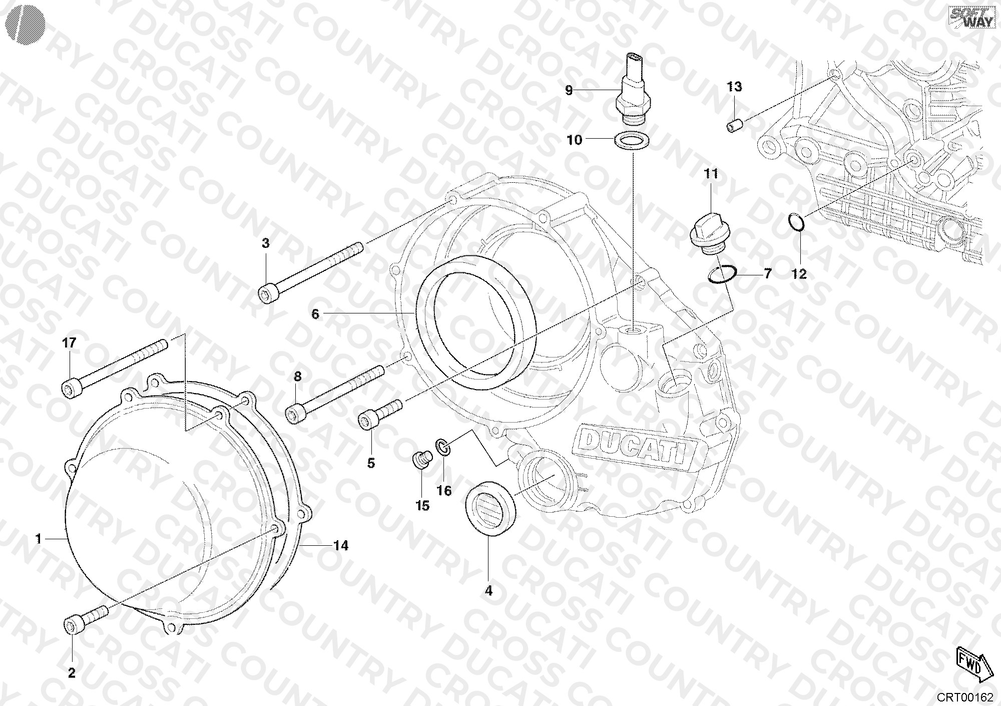 Clutch Cover, Outer