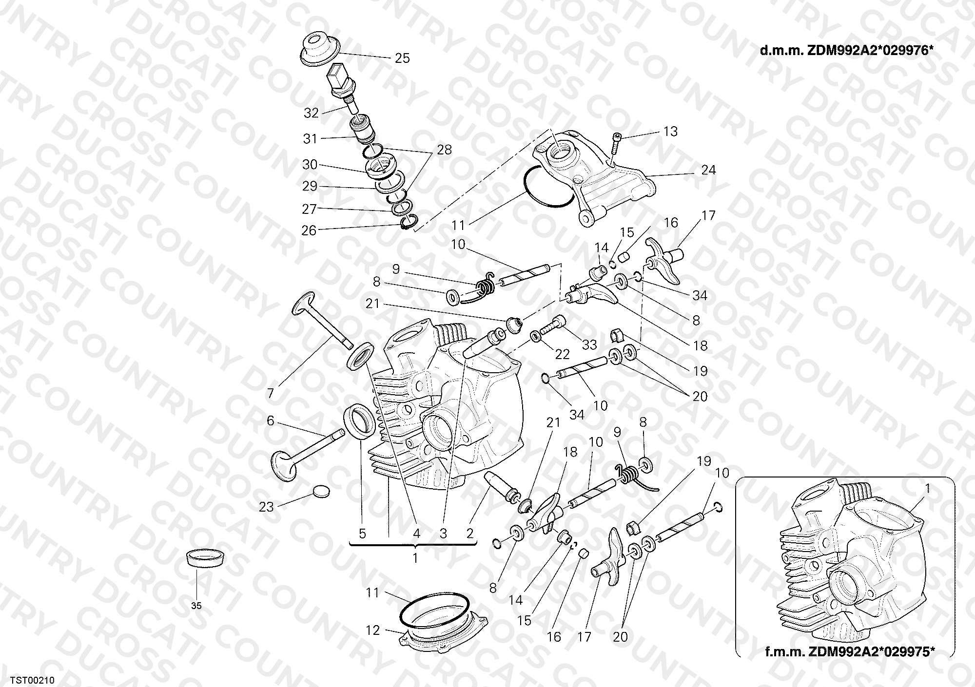 Horizontal Cylinder Head