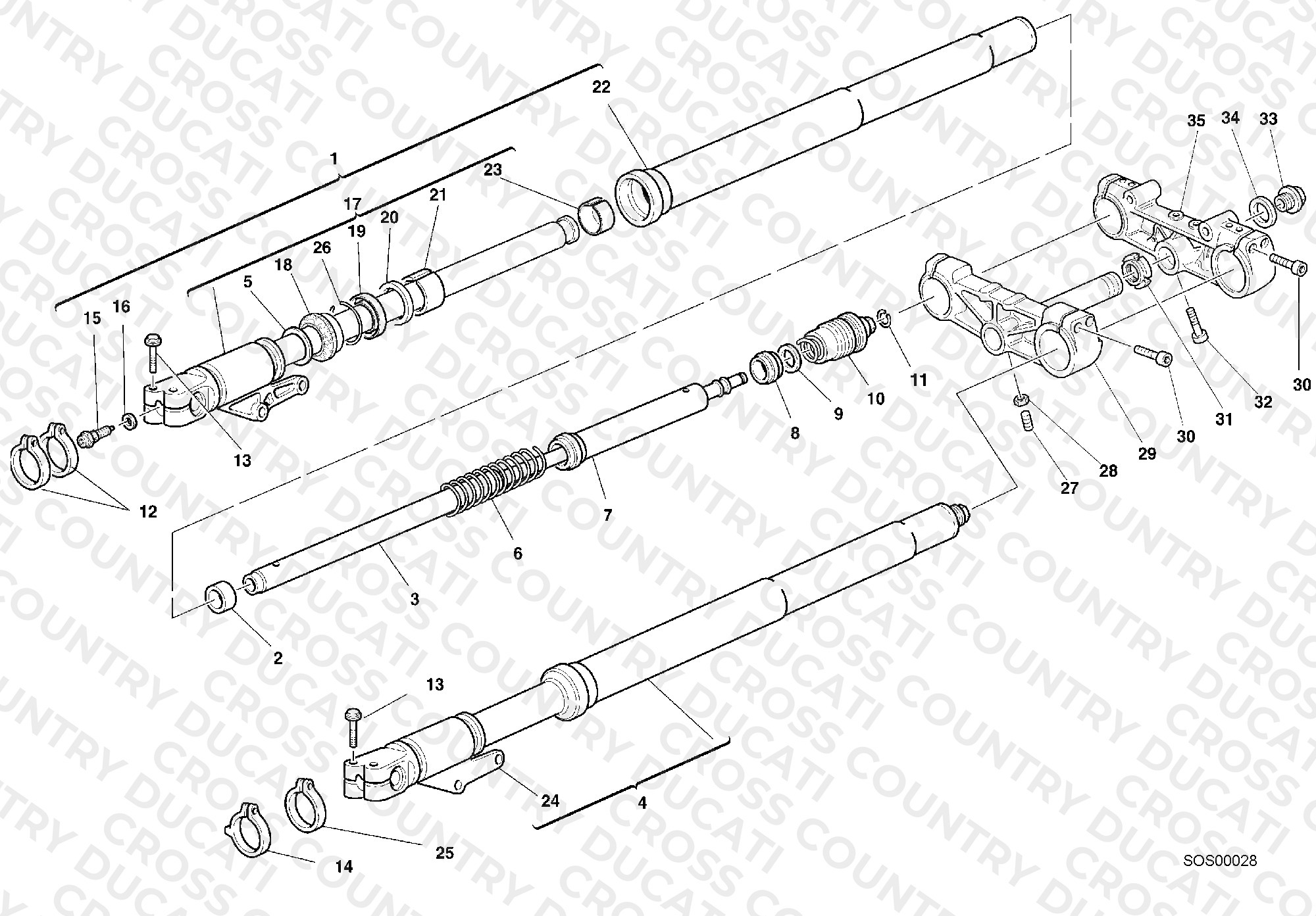 Front Fork M900SPECIAL