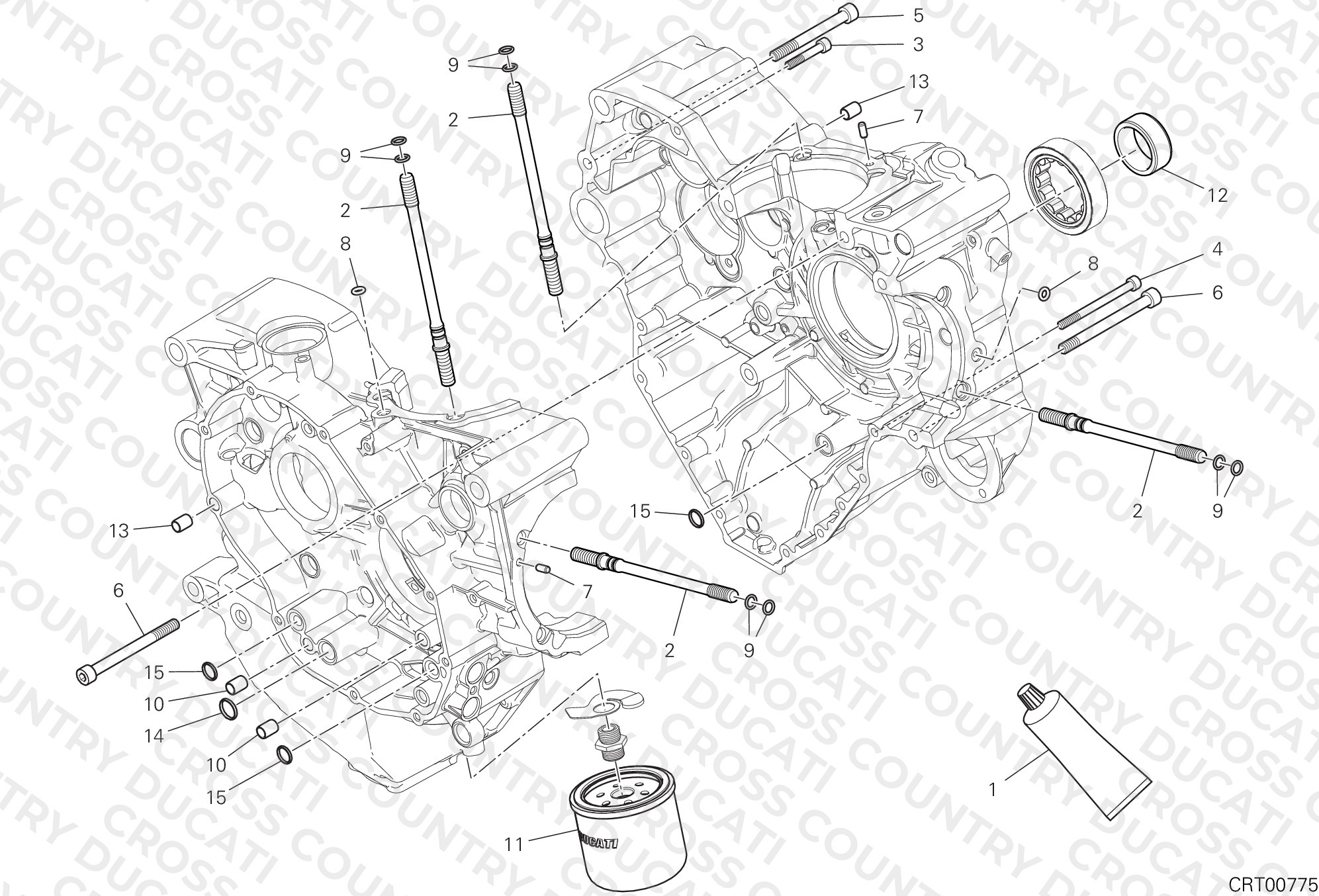 Half-Crankcases Pair