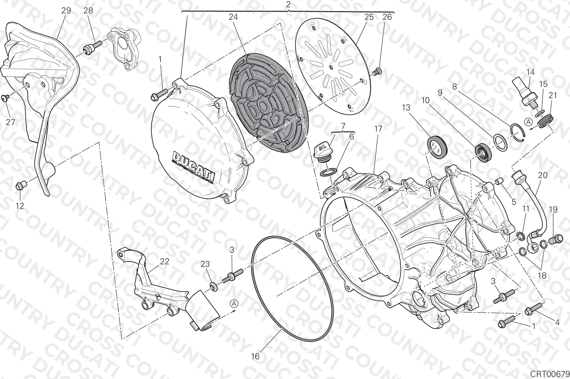 Clutch - Side Crankcase Cover