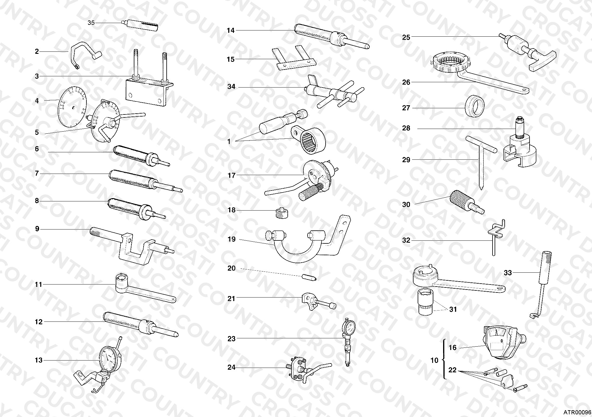 Workshop Service Tools, Engine