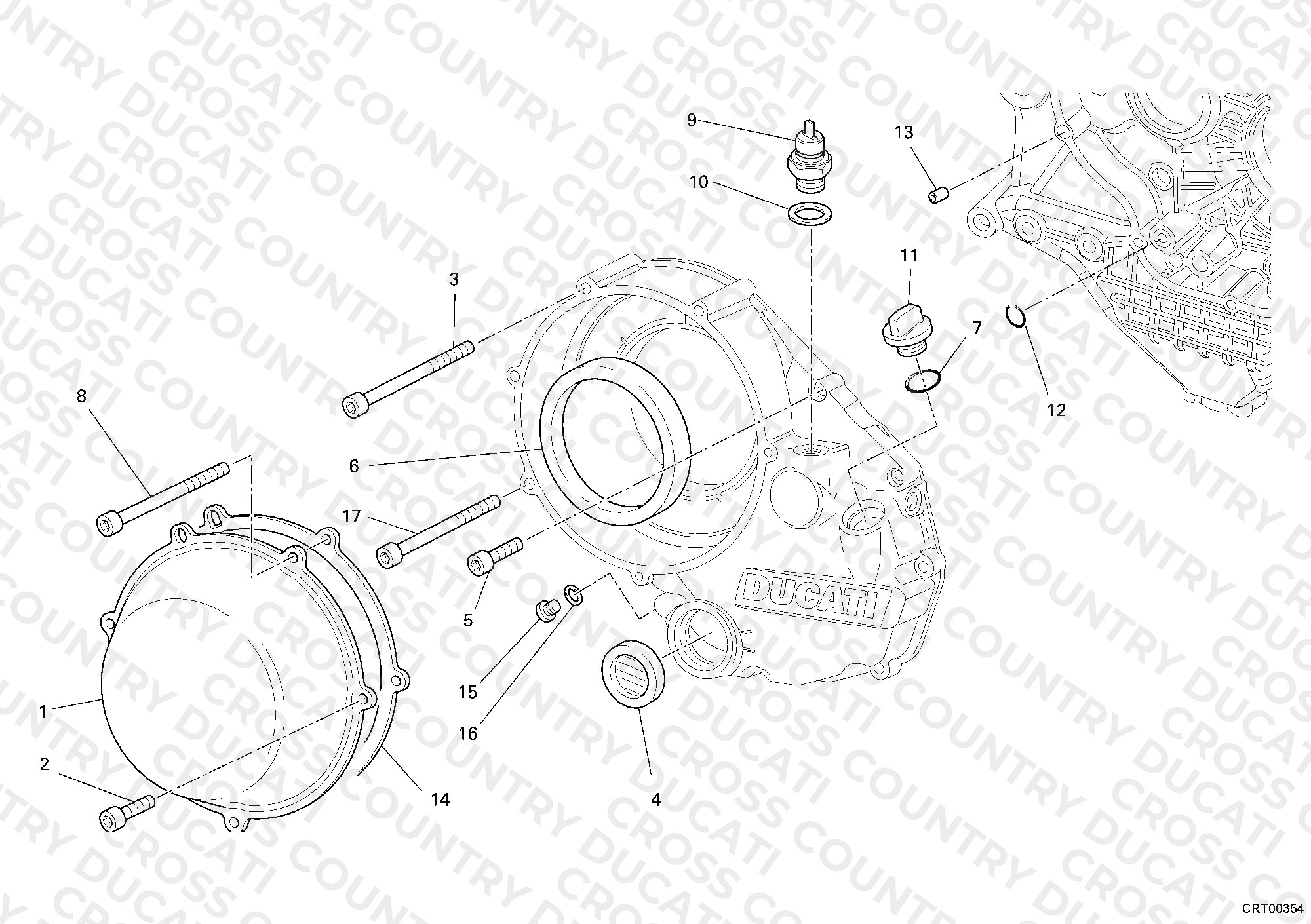 Clutch Cover, Outer