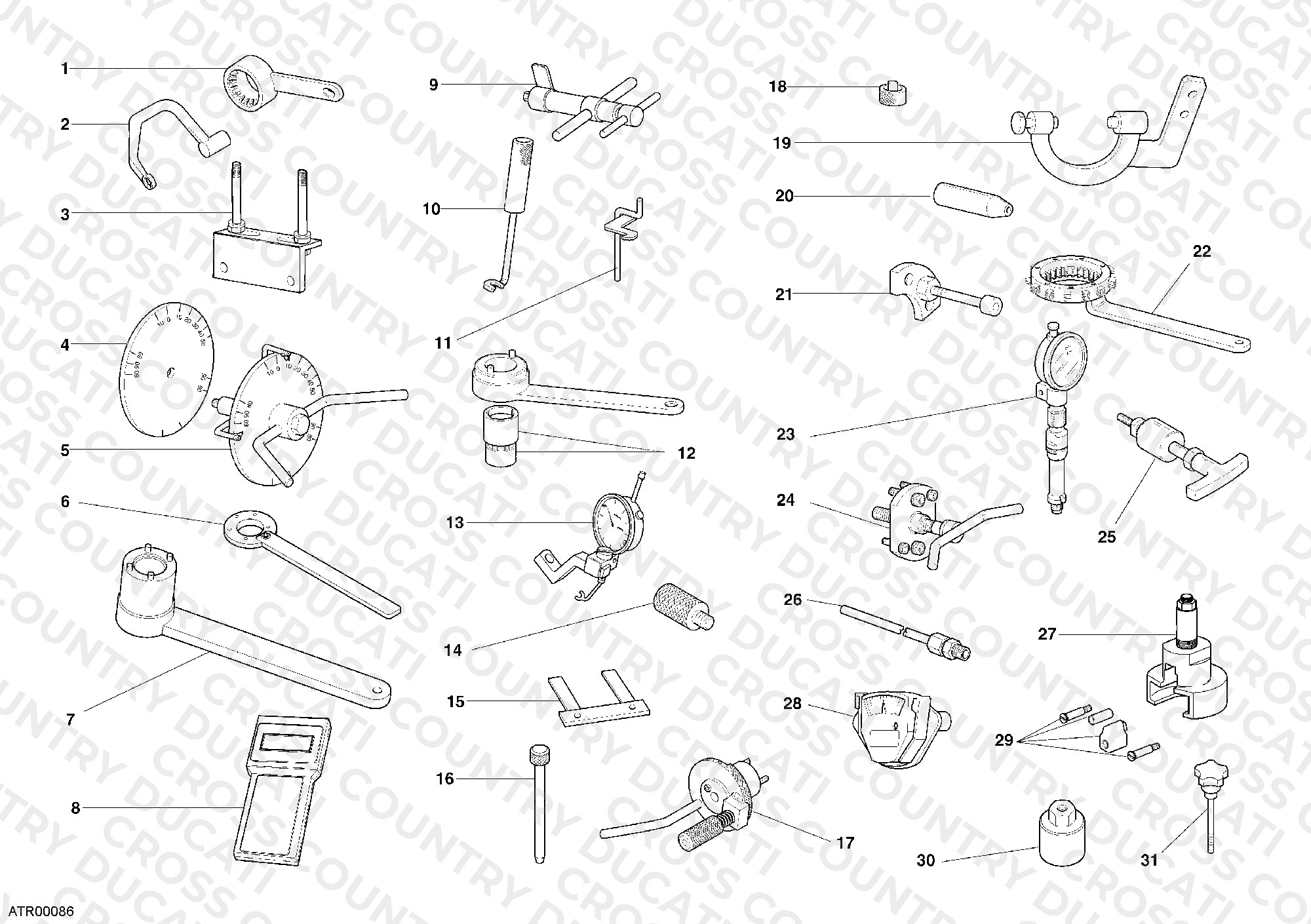 Workshop Service Tools, Engine