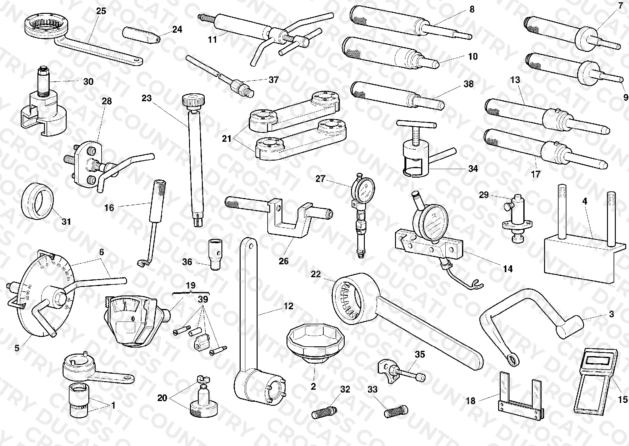 Workshop Service Tools, Engine