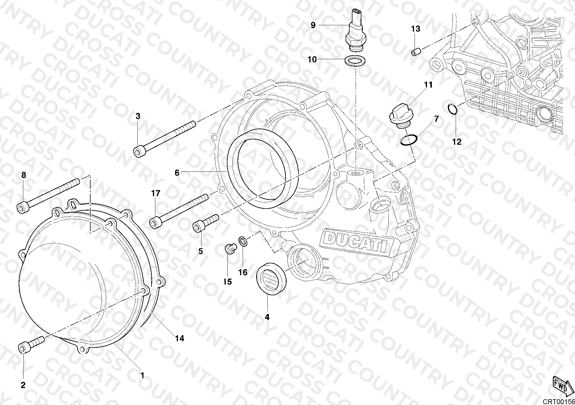 Clutch Cover, Outer