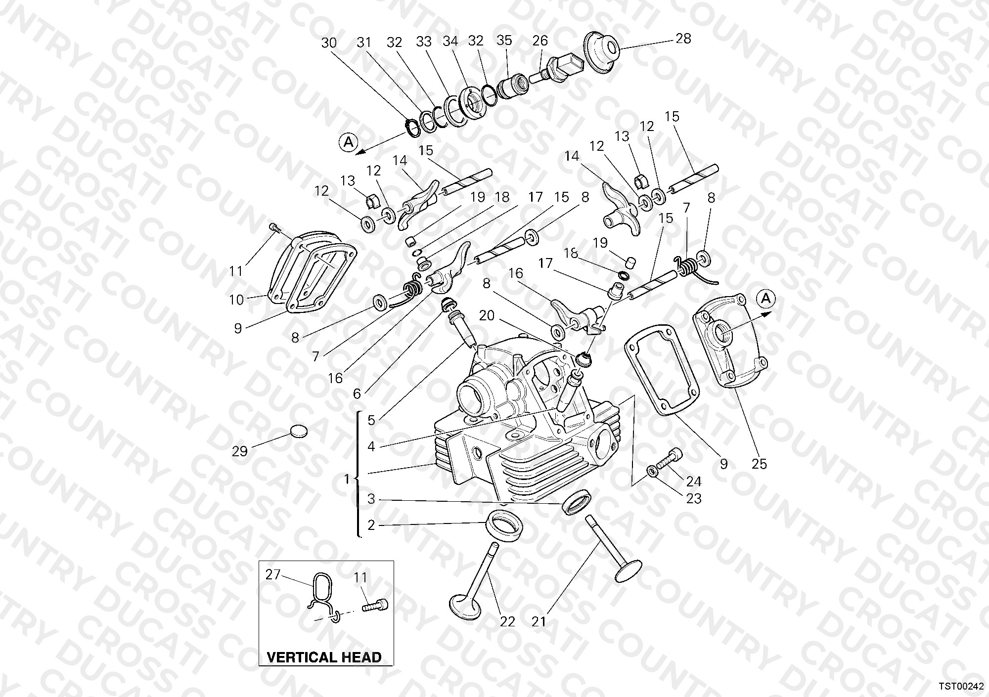 Vertical Cylinder Head