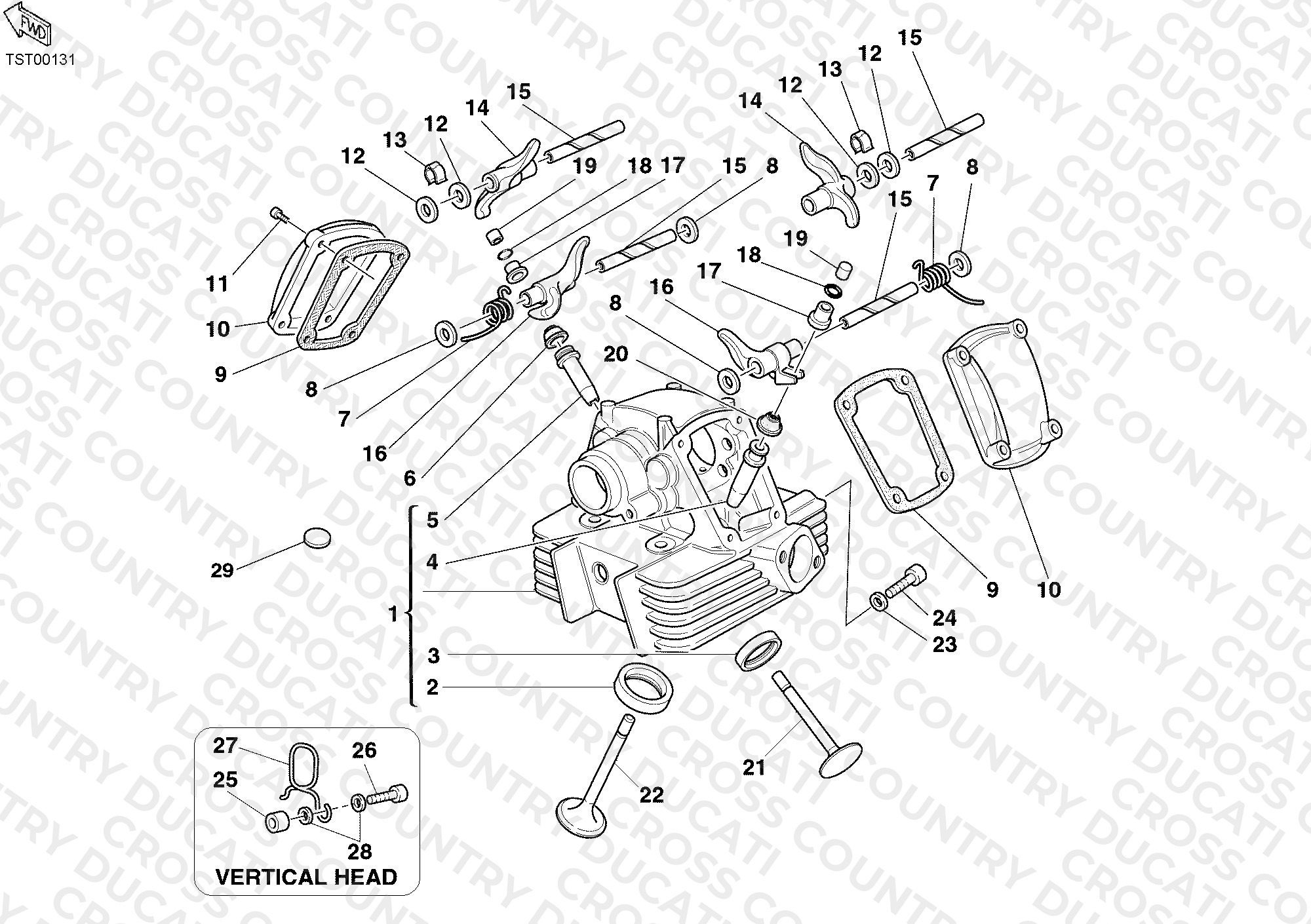 Vertical Cylinder Head