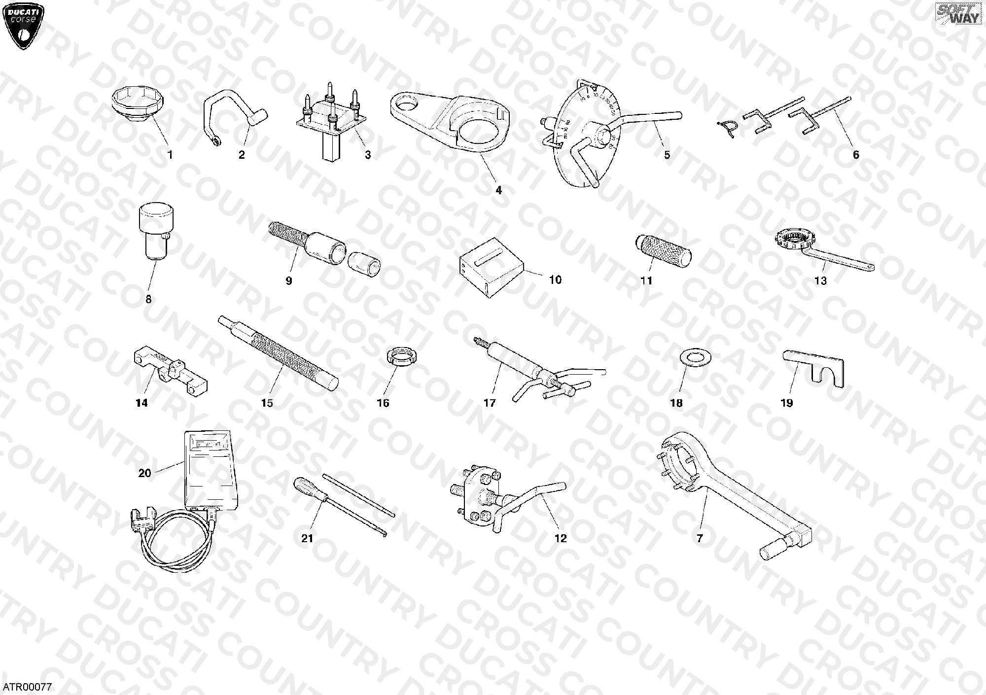 Workshop Service Tools, Engine I