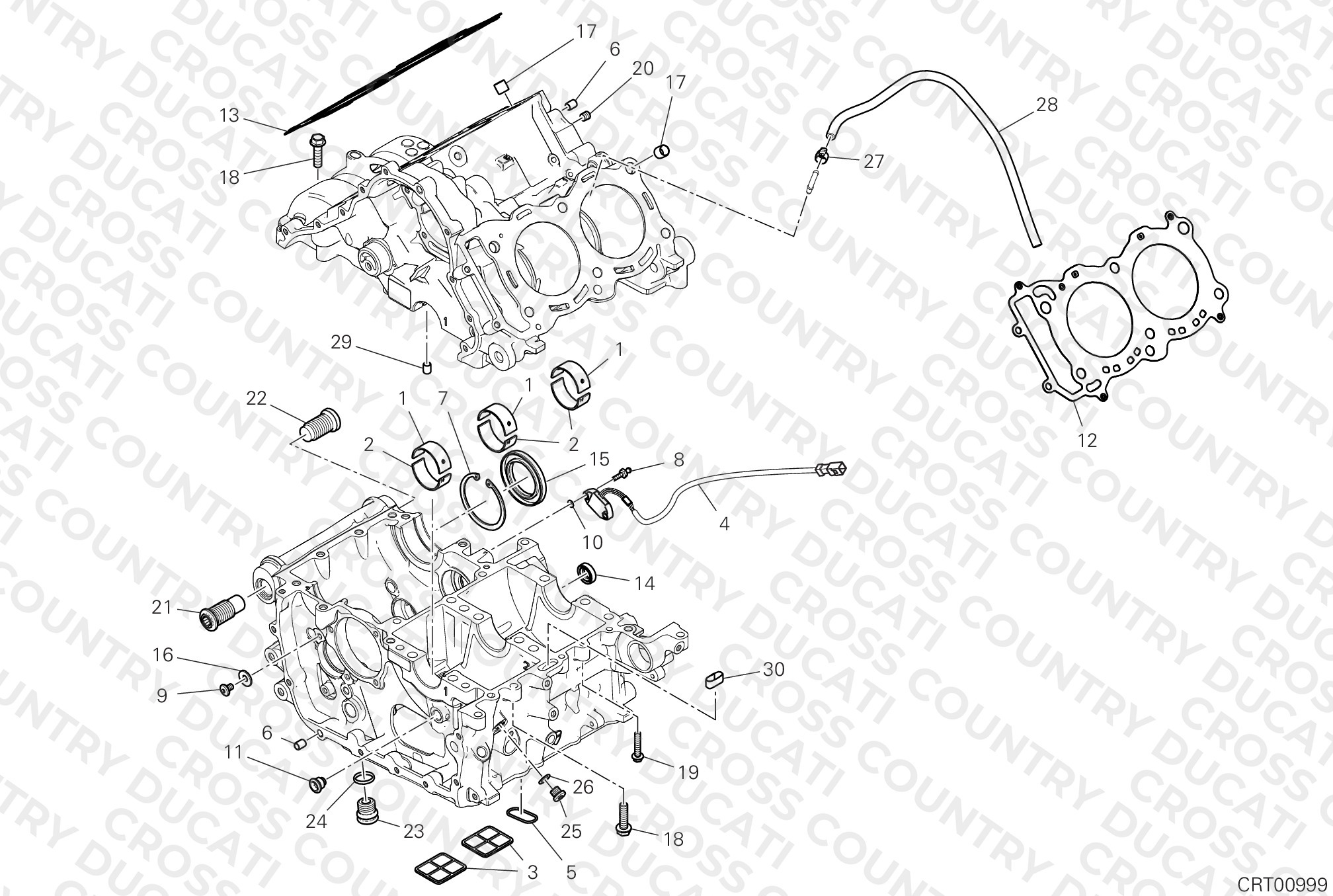 Half-Crankcases Pair