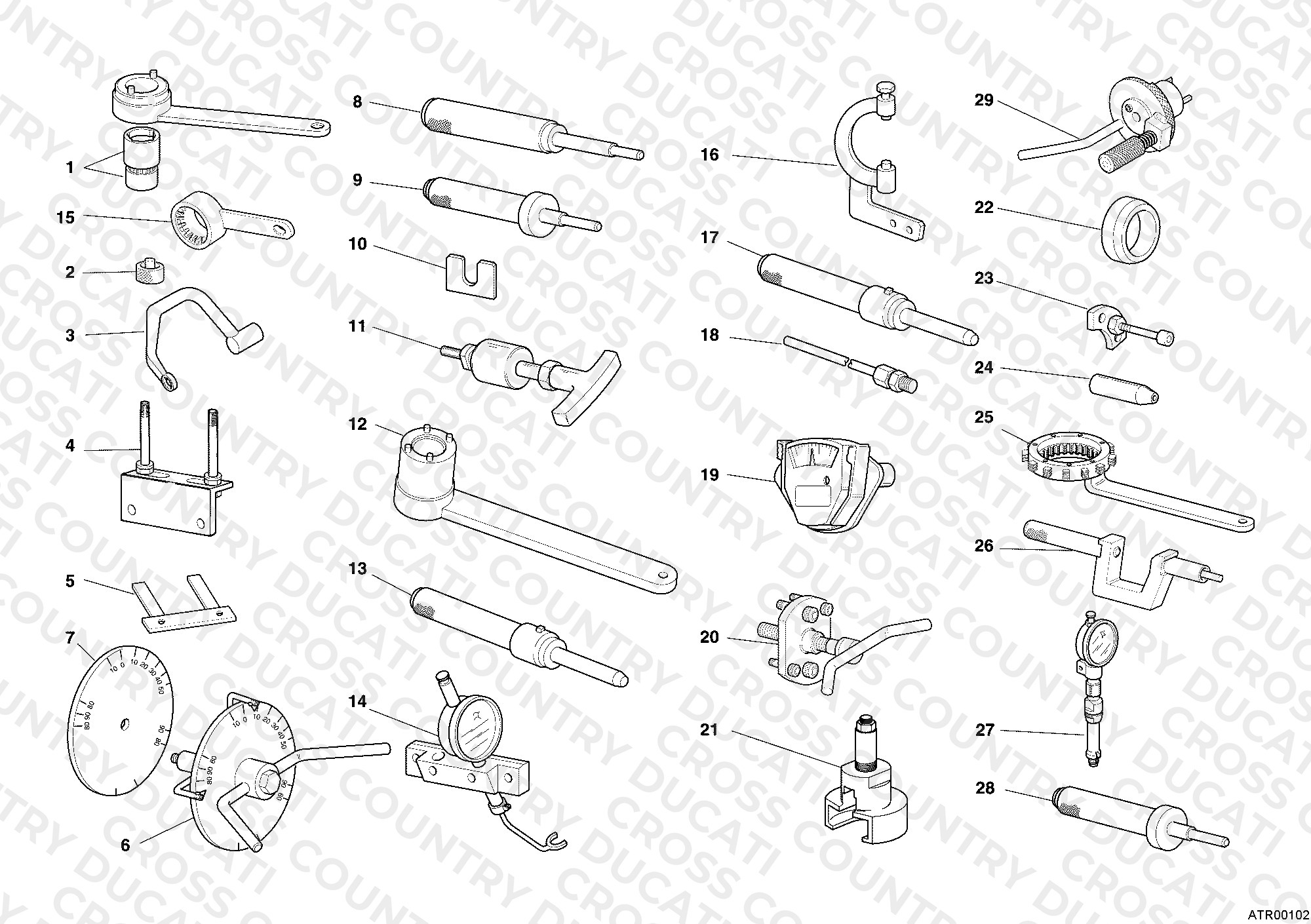 Workshop Service Tools, Engine