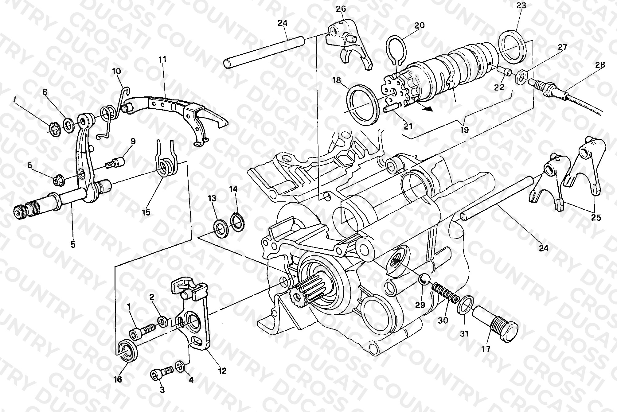 Gear Change Mechanism