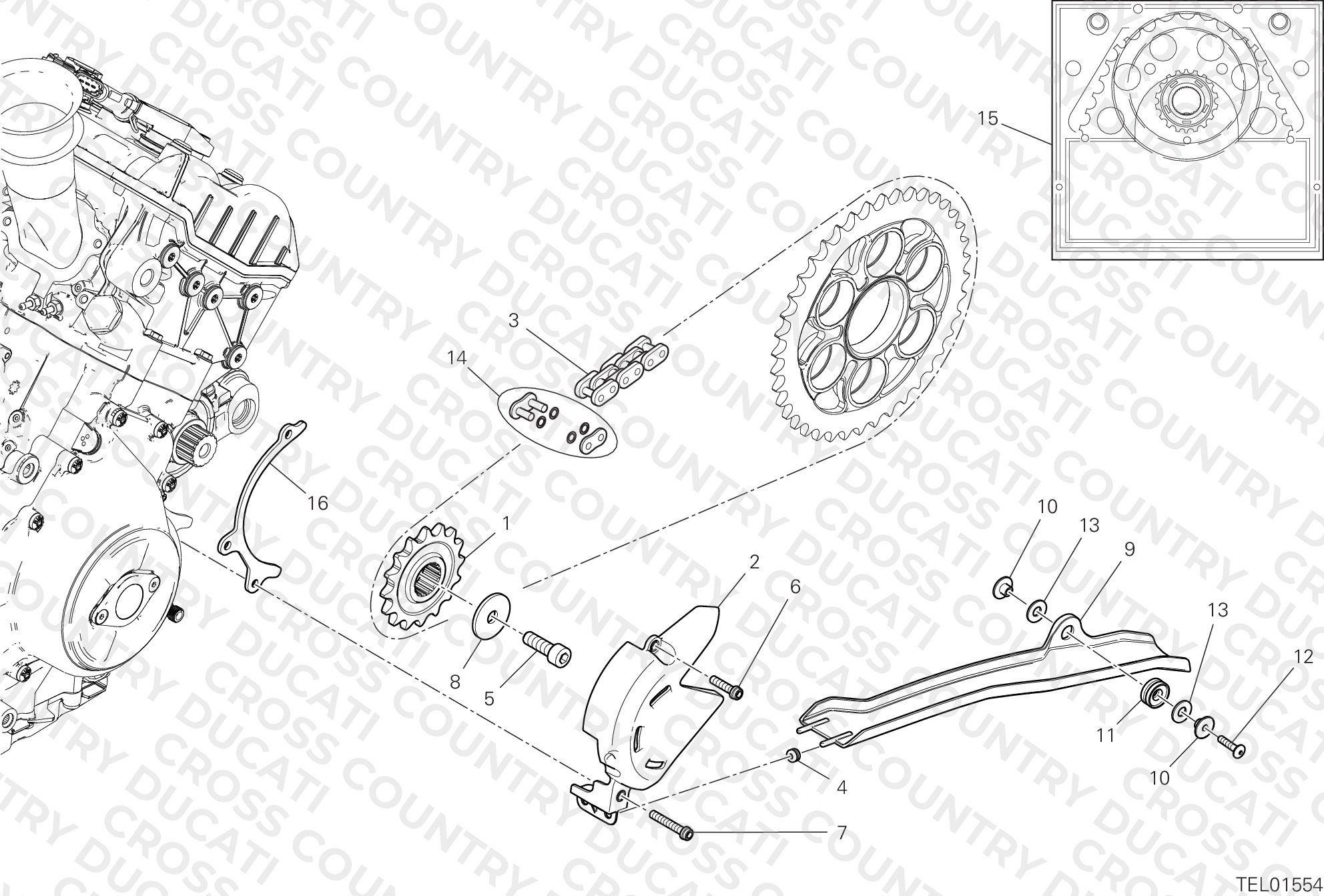 Front Sprocket - Chain